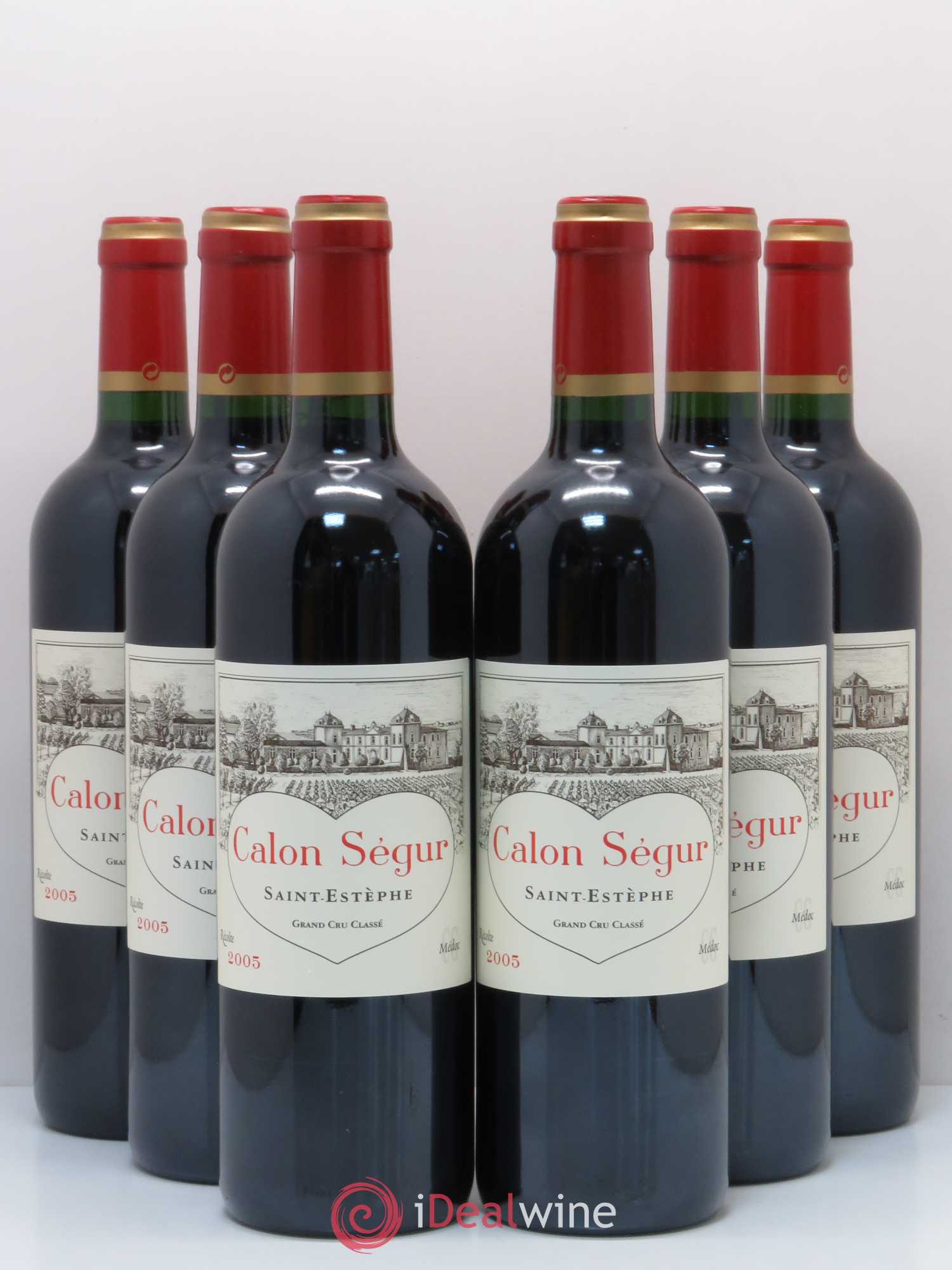 Château Calon Ségur 3ème Grand Cru Classé 2005 - Lot de 6 bouteilles - 0