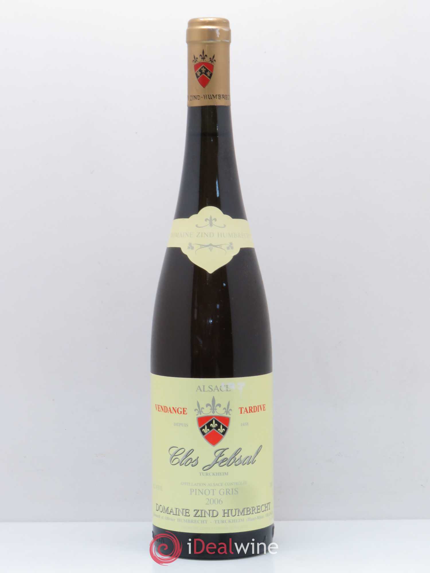 Alsace Pinot Gris Clos Jebsal Vendanges Tardives Zind-Humbrecht (Domaine) 2006 - Lotto di 1 bottiglia - 0