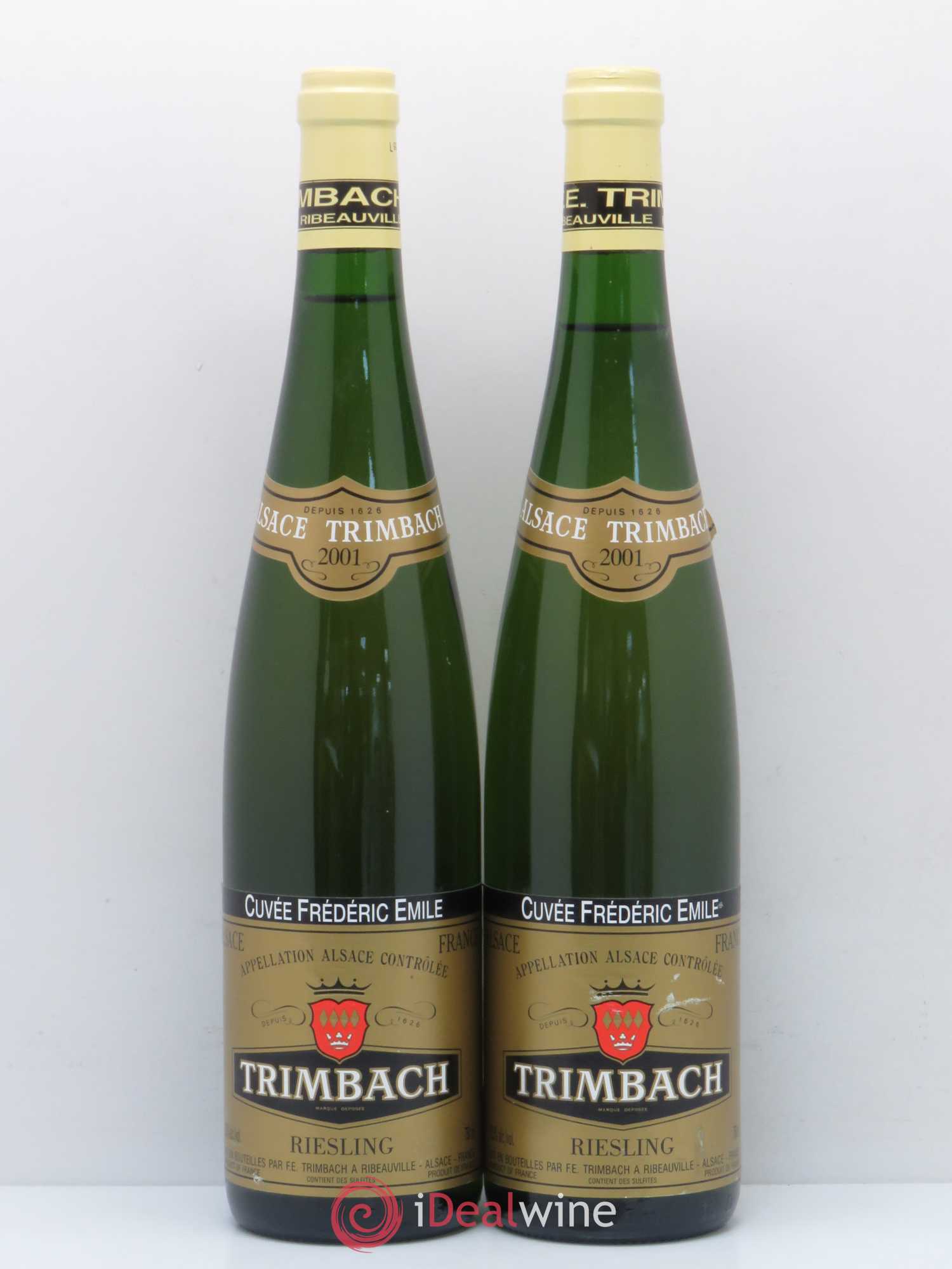 Alsace Riesling Cuvée Frédéric Emile Trimbach (Domaine) 2001 - Lot de 2 bouteilles - 0