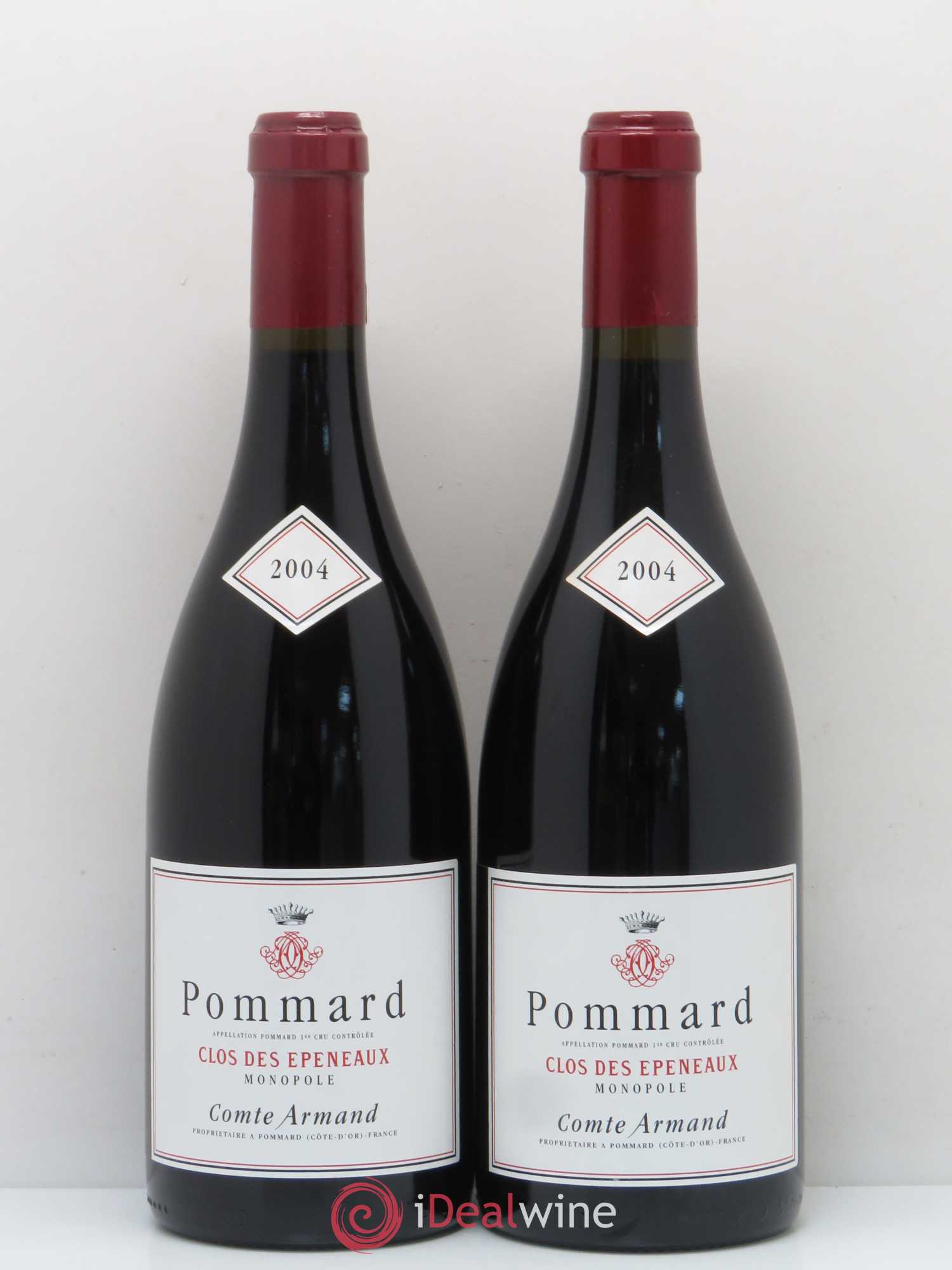 Pommard 1er Cru Clos des Epeneaux Comte Armand 2004 - Lot de 2 bouteilles - 0