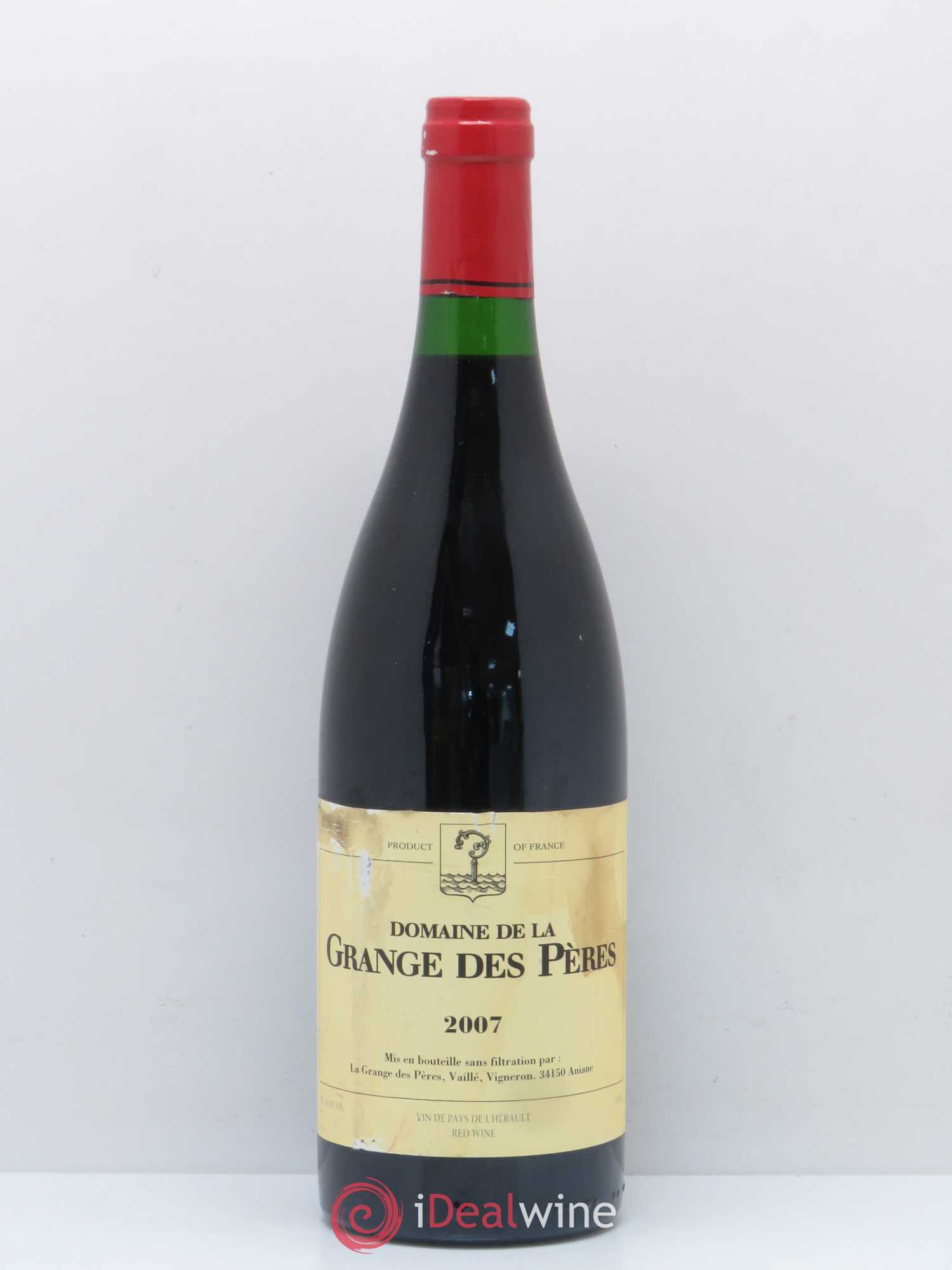 Pays d'Hérault Grange des Pères Laurent Vaillé 2007 - Lot de 1 bouteille - 0