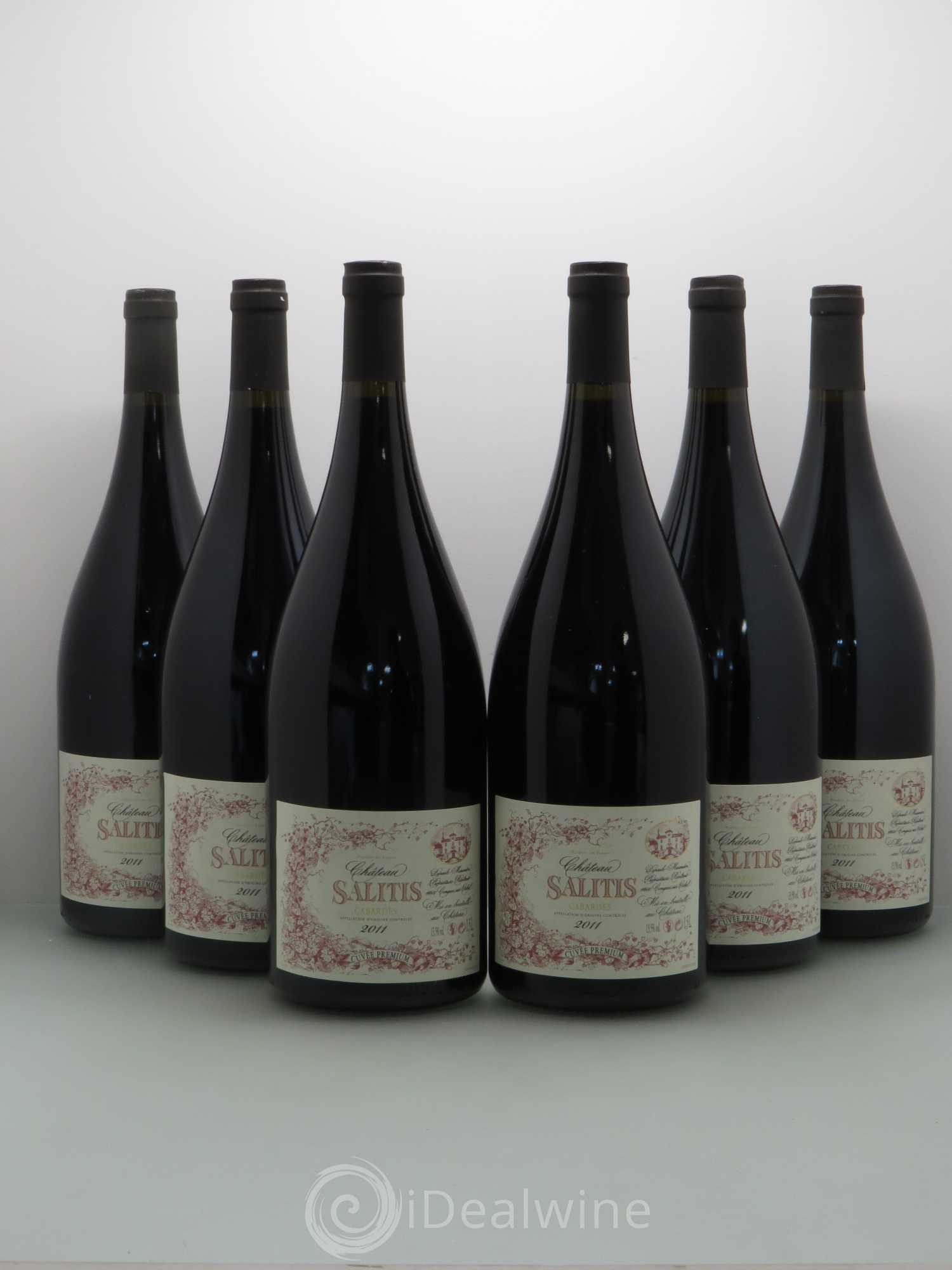 Languedoc Cabardès - Château Salitis cuvée Premium (sans prix de réserve) 2011 - Posten von 6 Magnum - 0