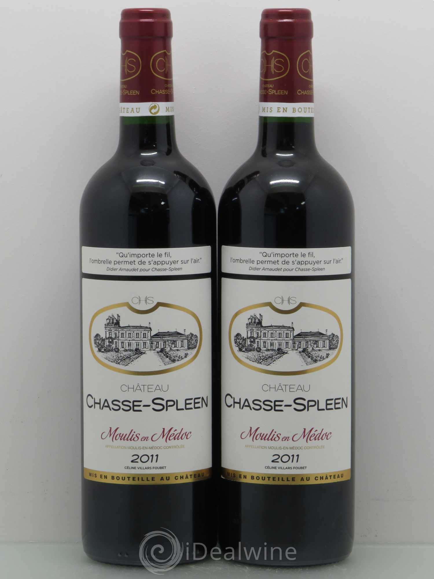 Château Chasse Spleen 2011 - Lot de 5 bouteilles - 2