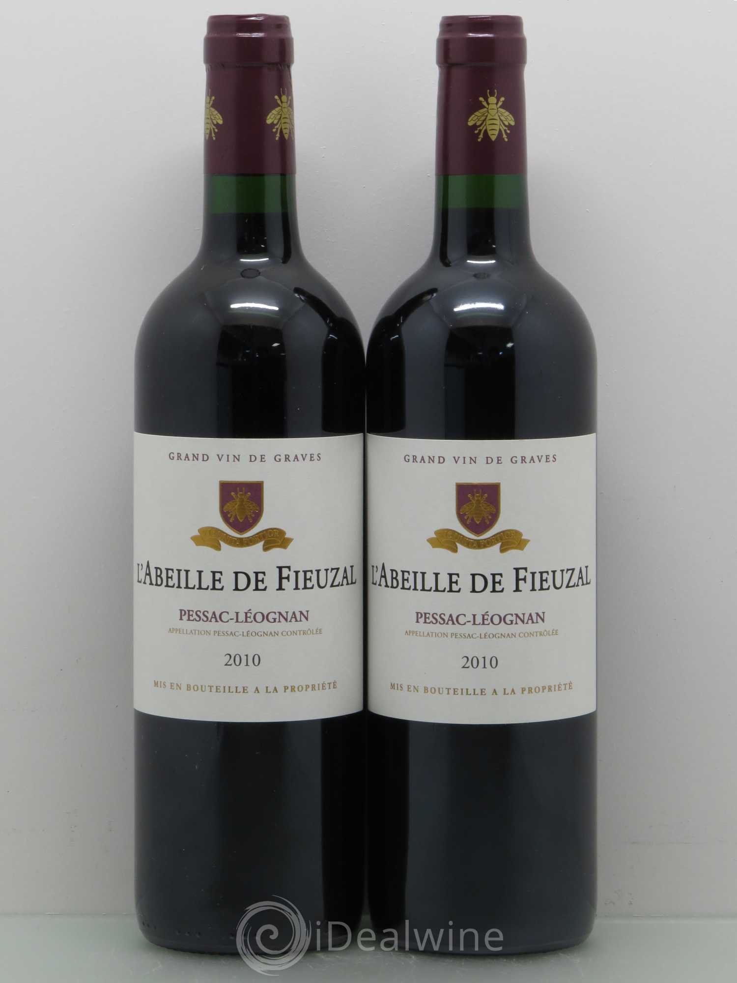 Abeille de Fieuzal 2010 - Lot de 4 bouteilles - 2