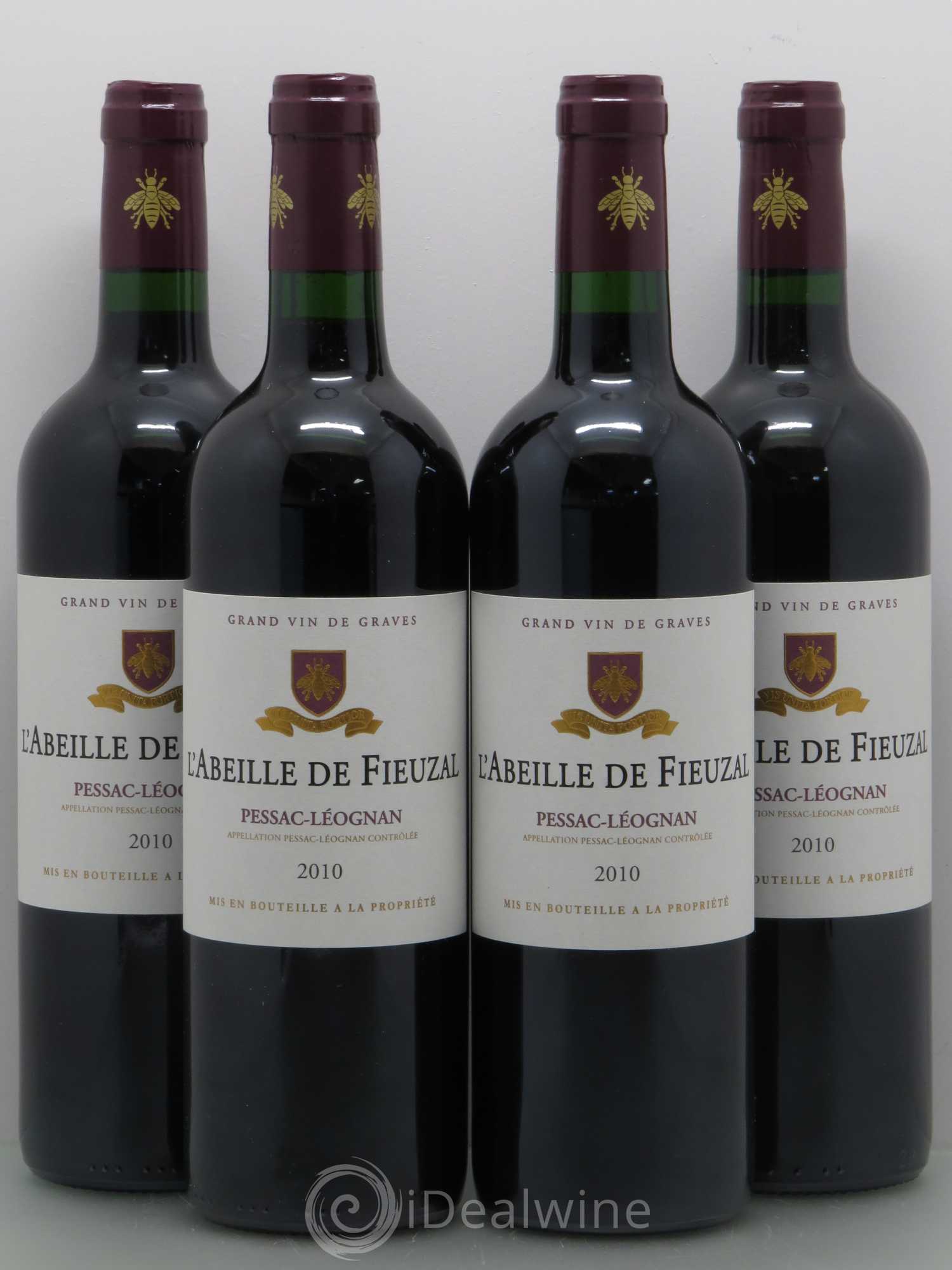 Abeille de Fieuzal 2010 - Lot de 4 bouteilles - 0