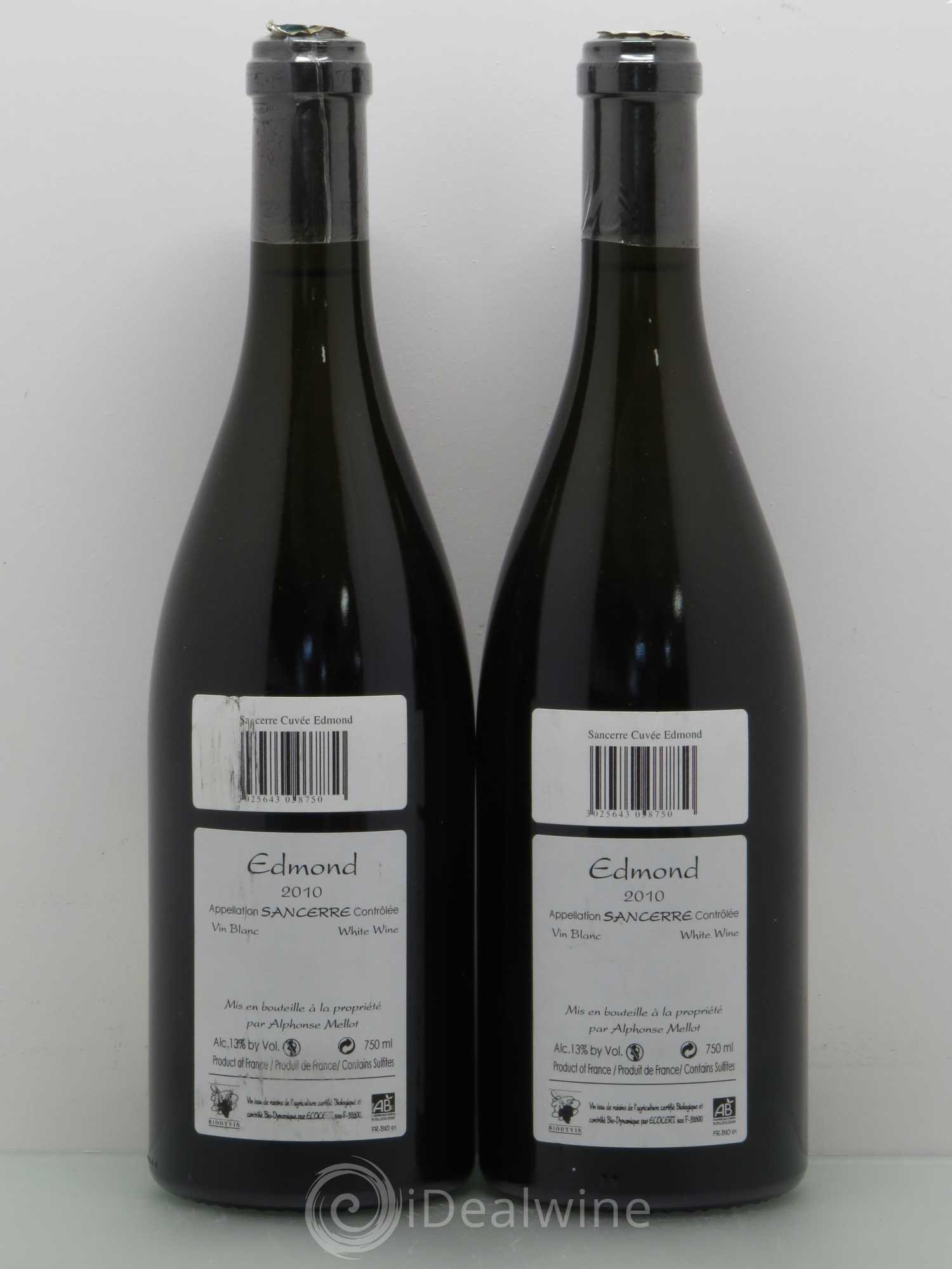 Sancerre Cuvée Edmond Alphonse Mellot 2010 - Lot de 5 bouteilles - 4