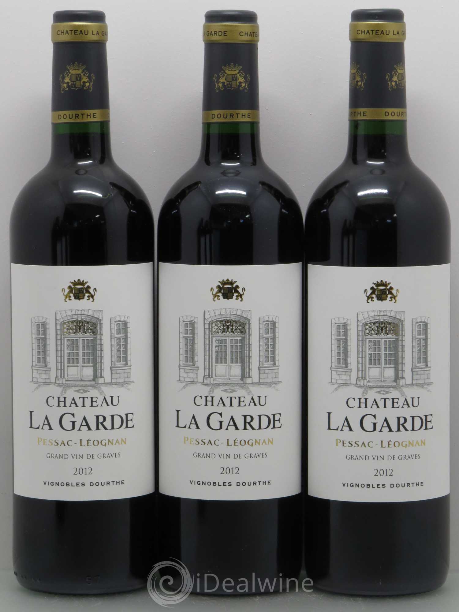 Château la Garde (sans prix de réserve) 2012 - Lot de 6 bouteilles - 1