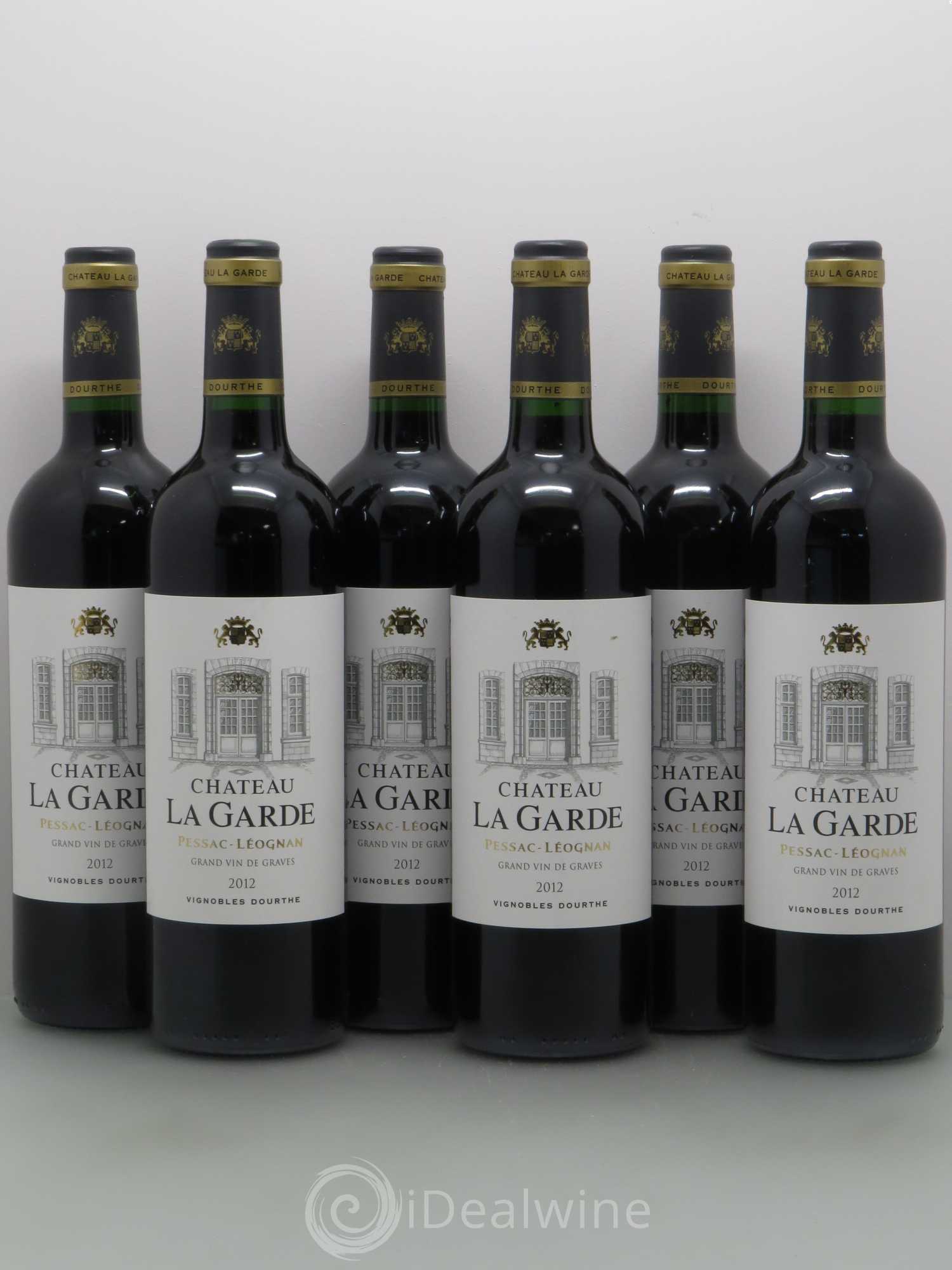 Château la Garde (sans prix de réserve) 2012 - Lot de 6 bouteilles - 0