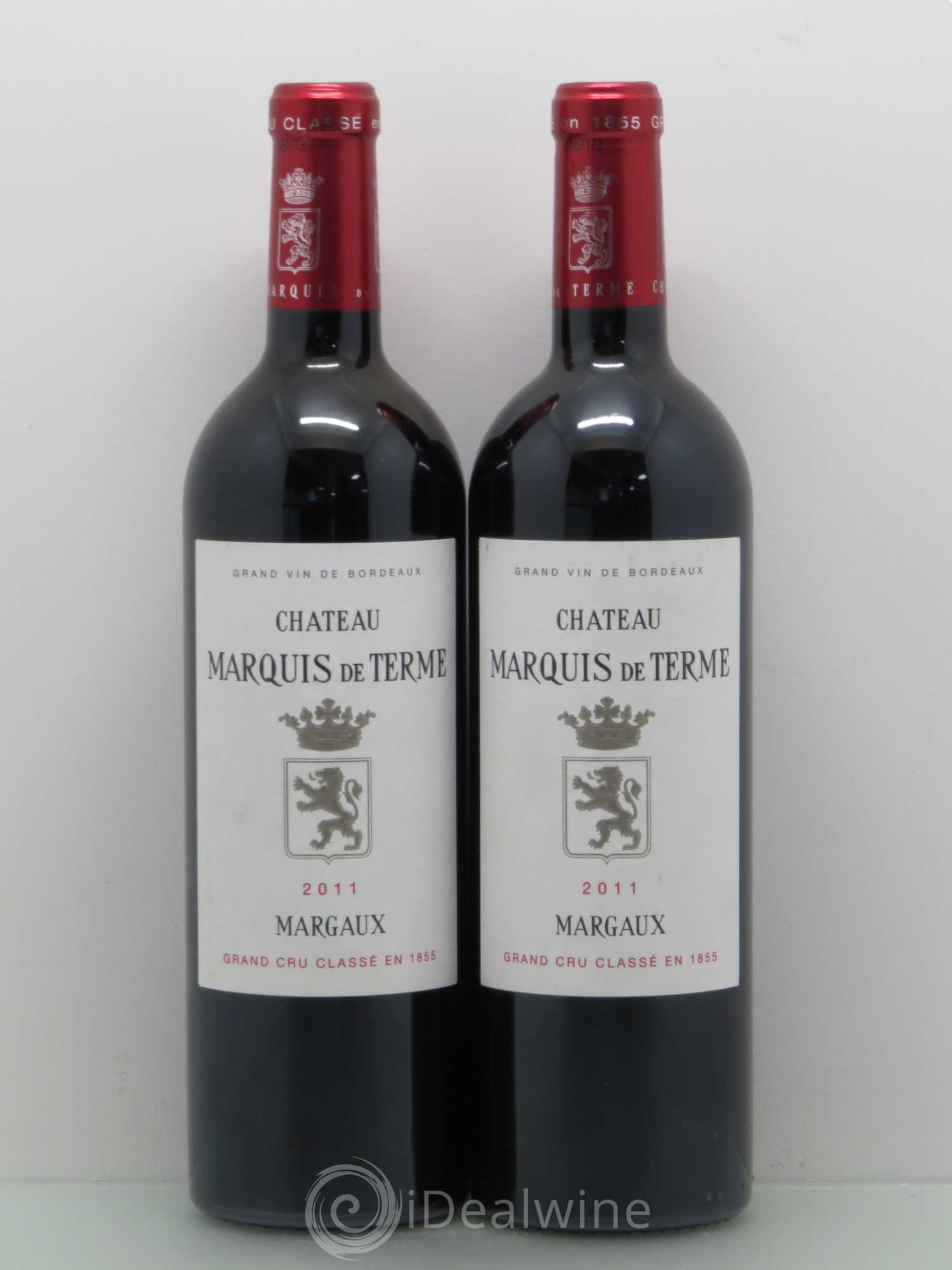 Château Marquis de Terme 4ème Grand Cru Classé 2011 - Lot de 5 bouteilles - 2