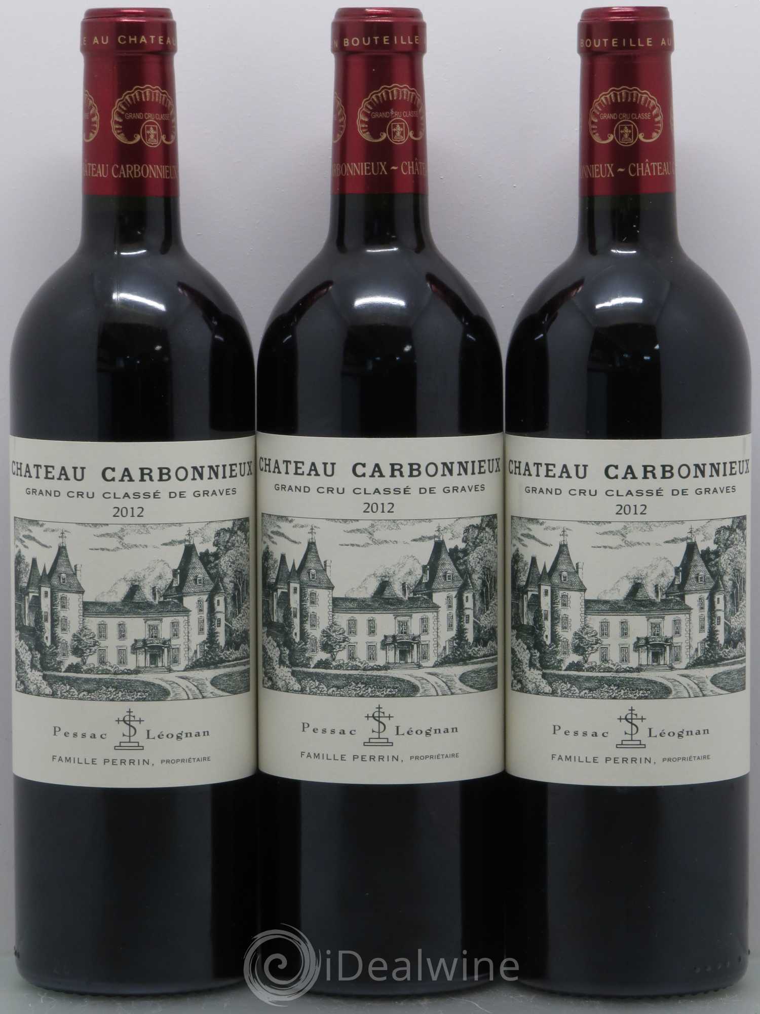 Château Carbonnieux Cru Classé de Graves 2012 - Lot de 6 bouteilles - 1