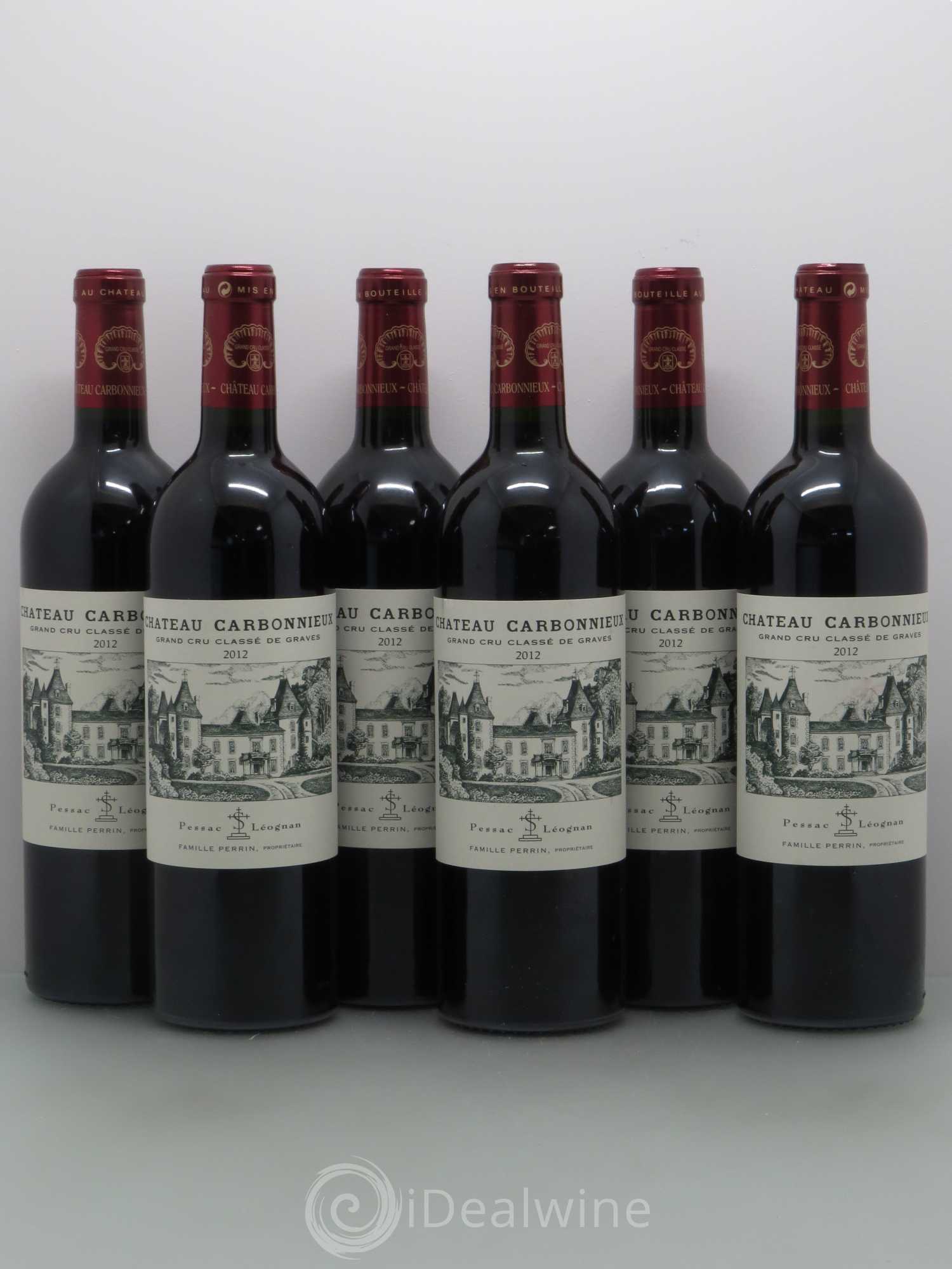 Château Carbonnieux Cru Classé de Graves 2012 - Lot de 6 bouteilles - 0