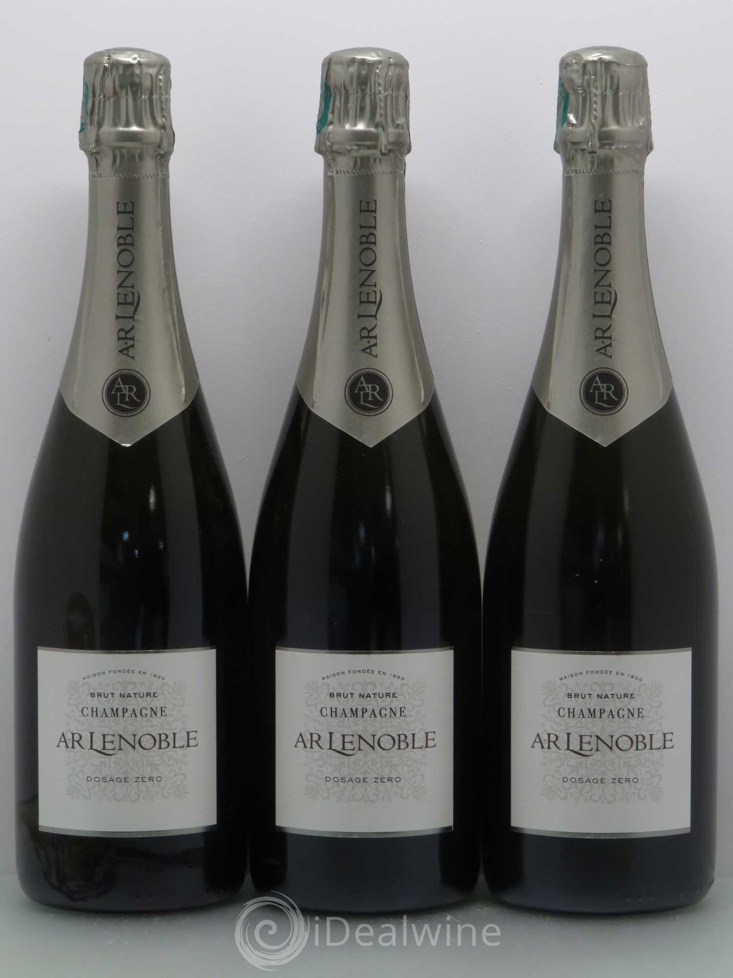 Champagne AR Lenoble Brut Nature Dosage Zéro - Posten von 3 Flaschen - 0