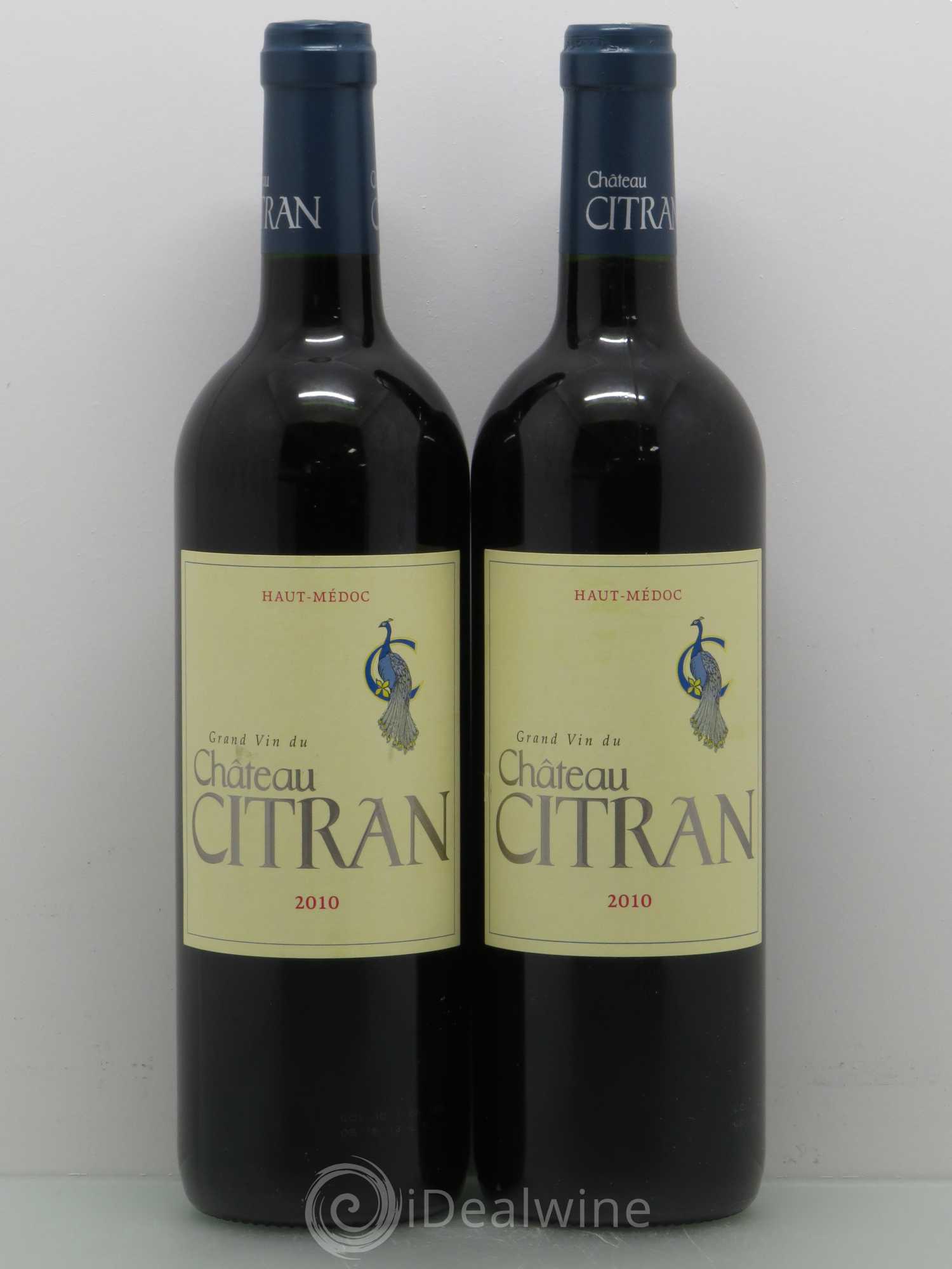 Château Citran Cru Bourgeois (sans prix de réserve) 2010 - Lot de 2 bouteilles - 0