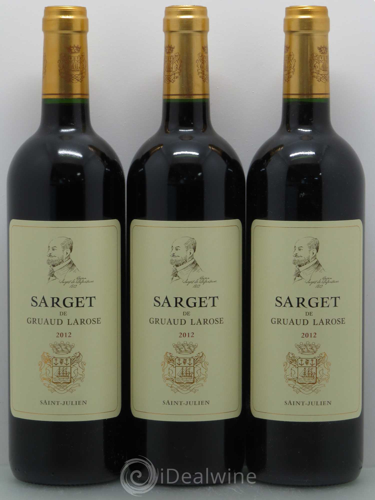 Sarget de Gruaud Larose Second Vin 2012 - Lot de 5 bouteilles - 1
