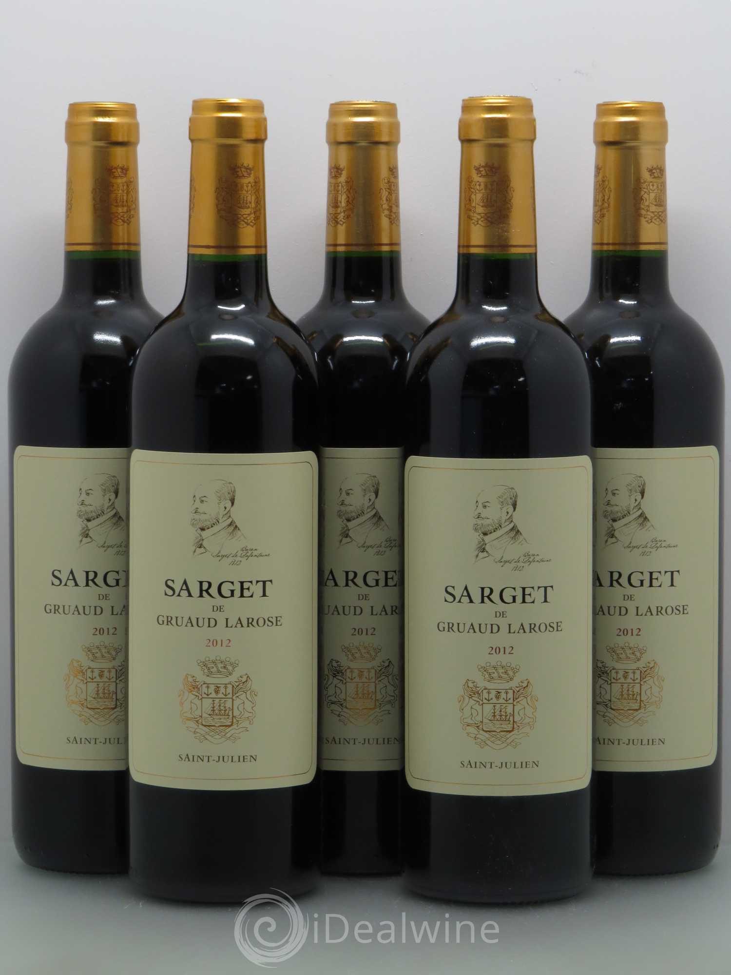 Sarget de Gruaud Larose Second Vin 2012 - Lot de 5 bouteilles - 0
