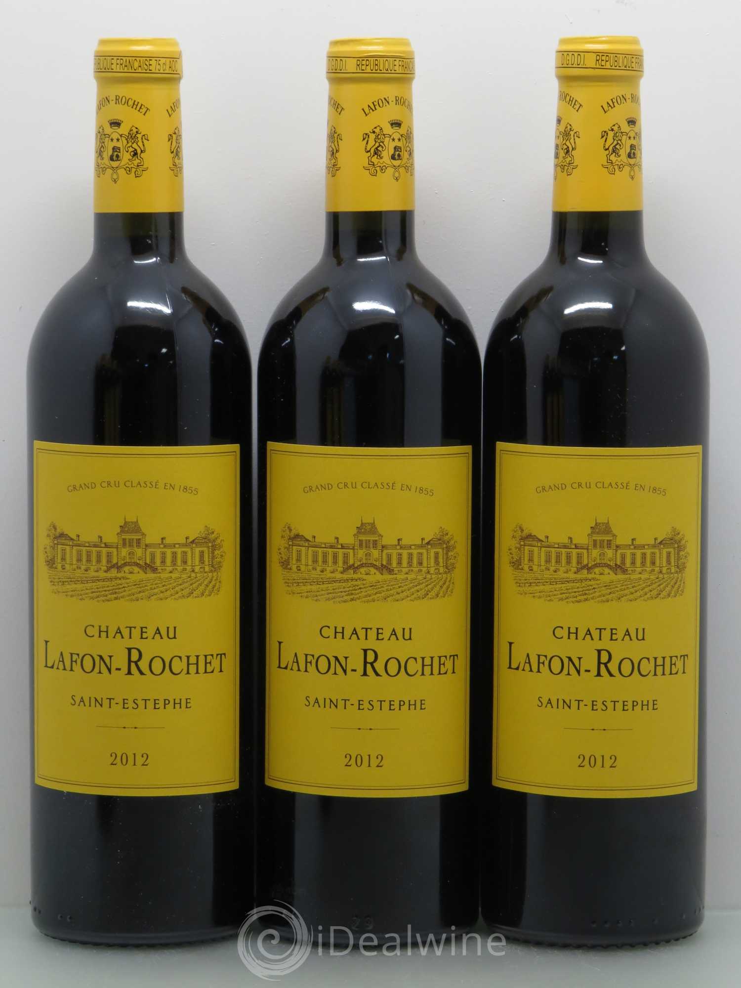 Château Lafon Rochet 4ème Grand Cru Classé 2012 - Lot de 6 bouteilles - 1
