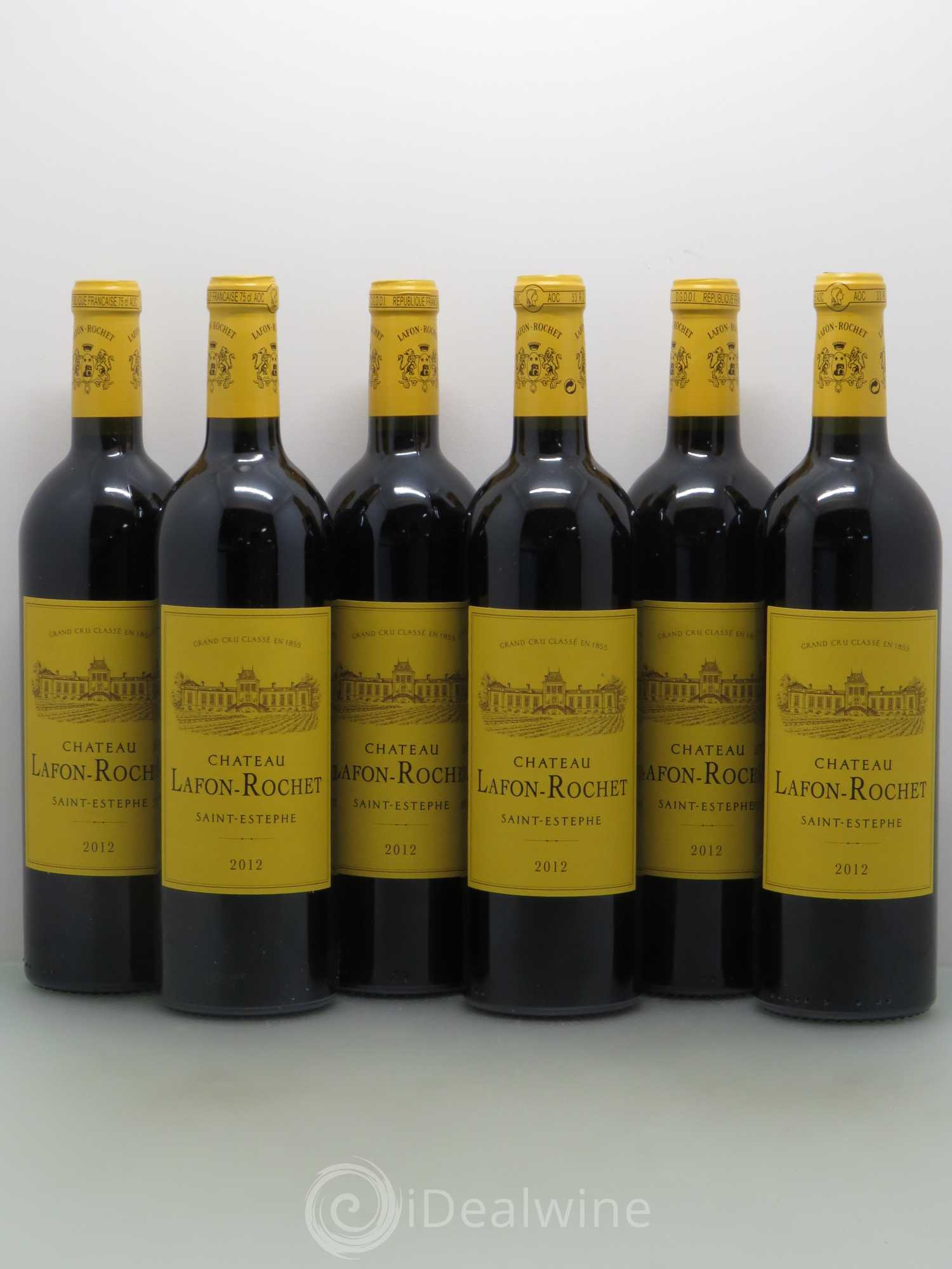 Château Lafon Rochet 4ème Grand Cru Classé 2012 - Lot de 6 bouteilles - 0