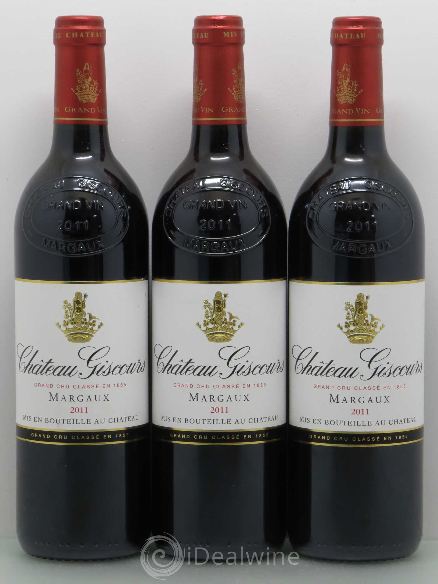 Château Giscours 3ème Grand Cru Classé 2011 - Lot de 3 bouteilles - 0
