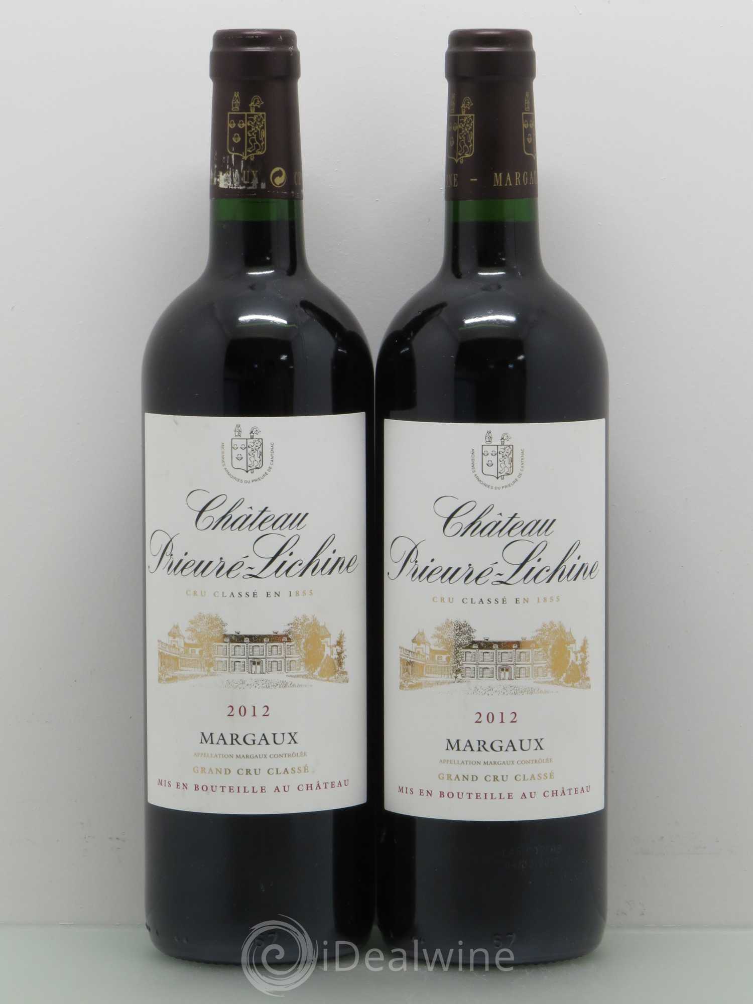 Château Prieuré Lichine 4ème Grand Cru Classé 2012 - Lot de 2 bouteilles - 0