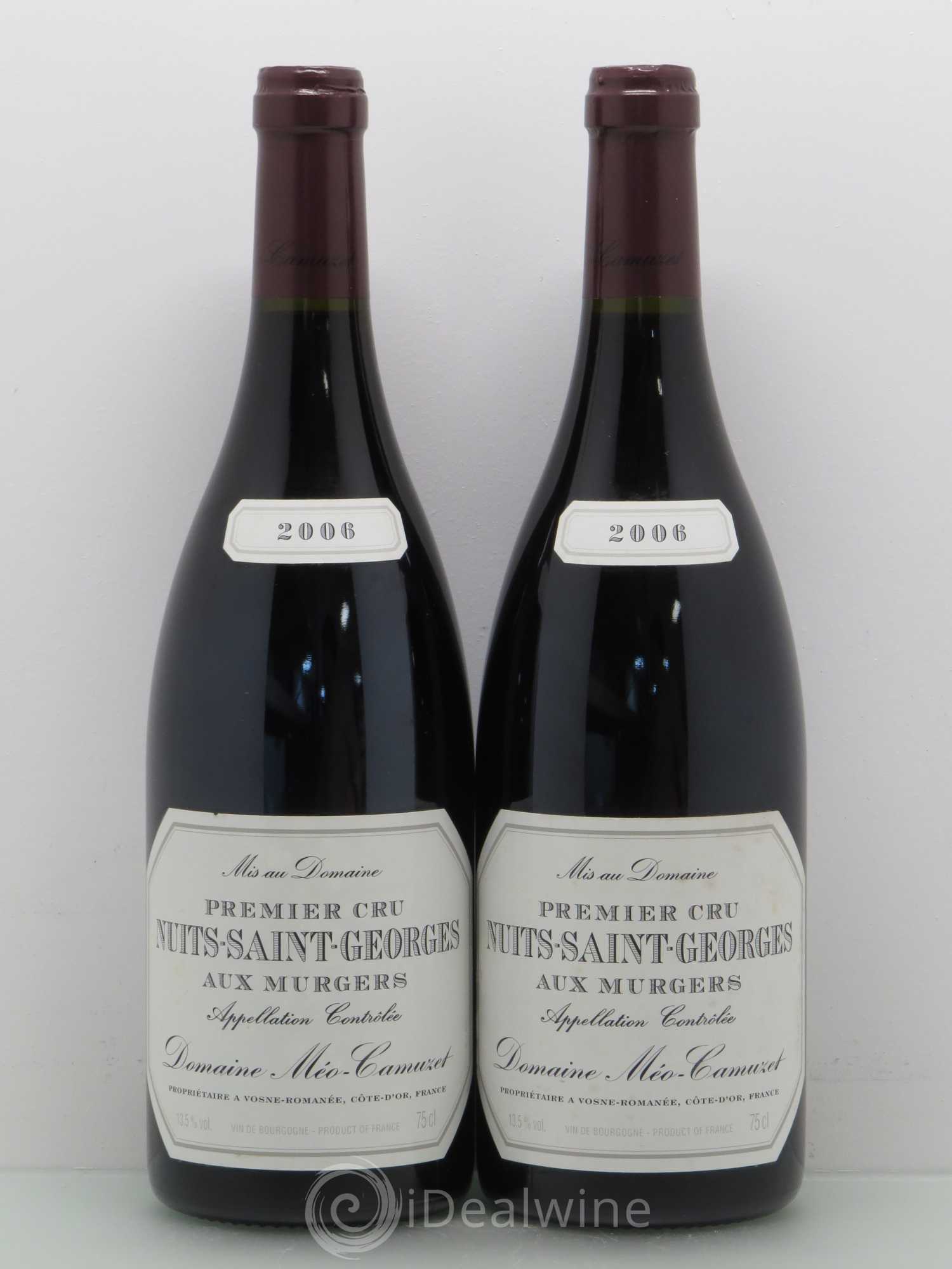 Nuits-Saint-Georges 1er Cru Aux Murgers Méo-Camuzet (Domaine) 2006 - Lot de 2 bouteilles - 0