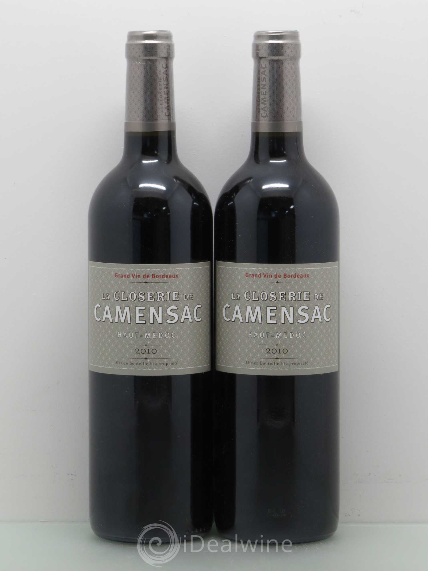 La Closerie de Camensac (sans prix de réserve) 2010 - Lot de 2 bouteilles - 0