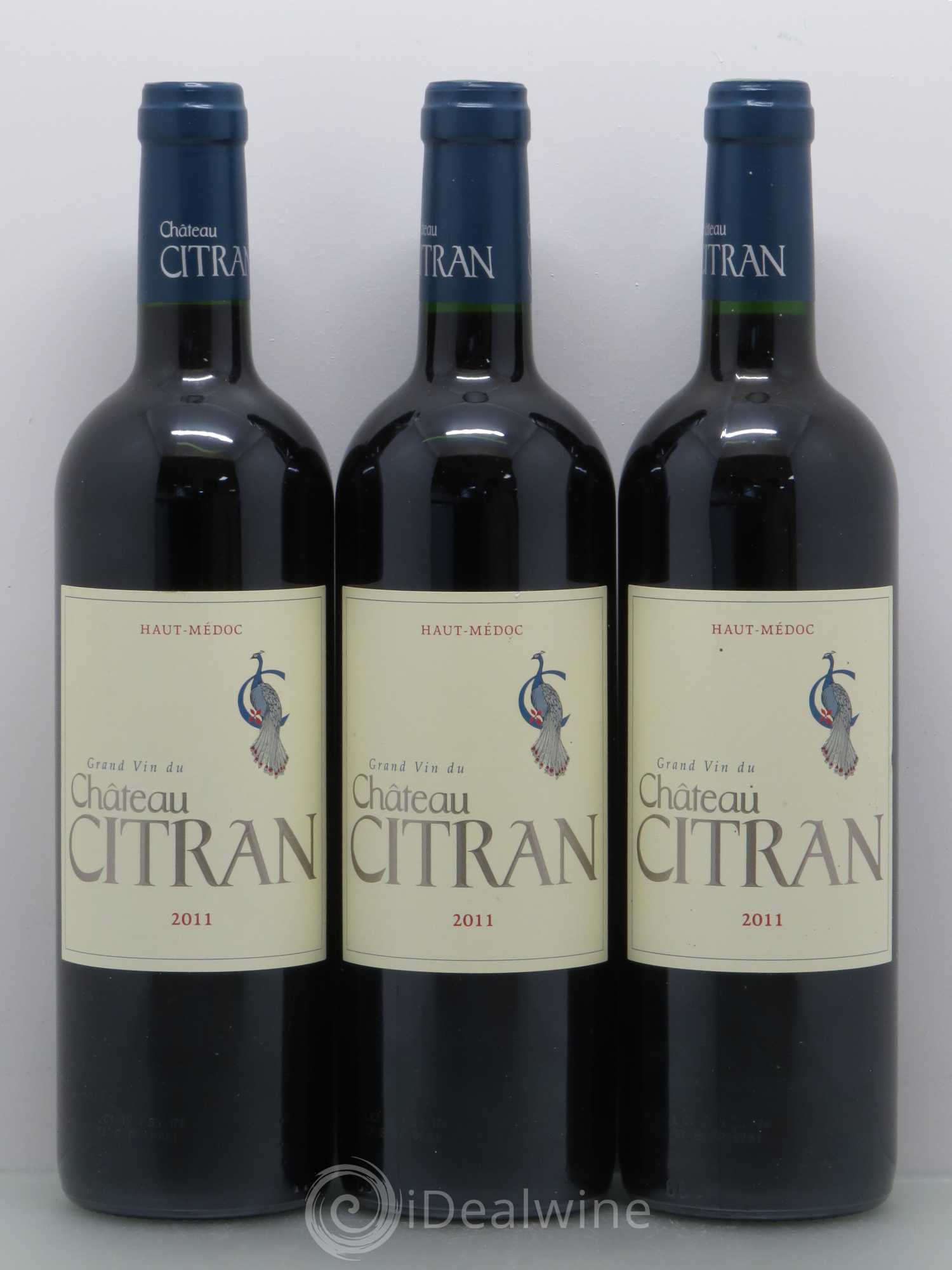 Château Citran Cru Bourgeois (sans prix de réserve) 2011 - Lot de 3 bouteilles - 0