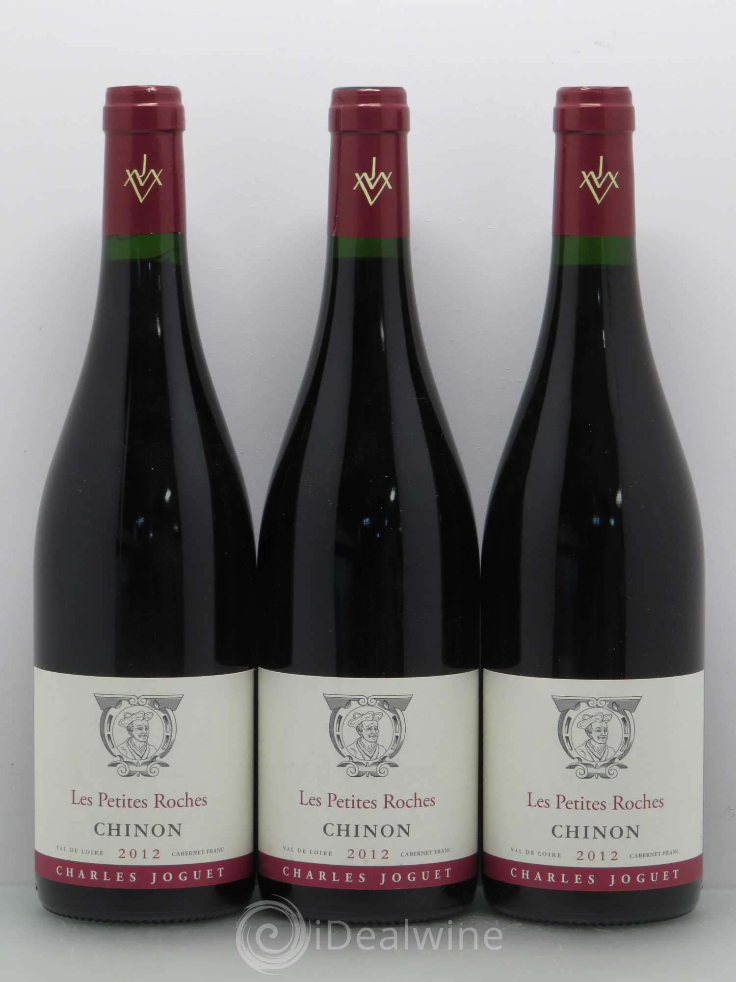 Chinon Domaine Charles Joguet Les Petites Roches (sans prix de réserve) 2012 - Posten von 3 Flaschen - 0