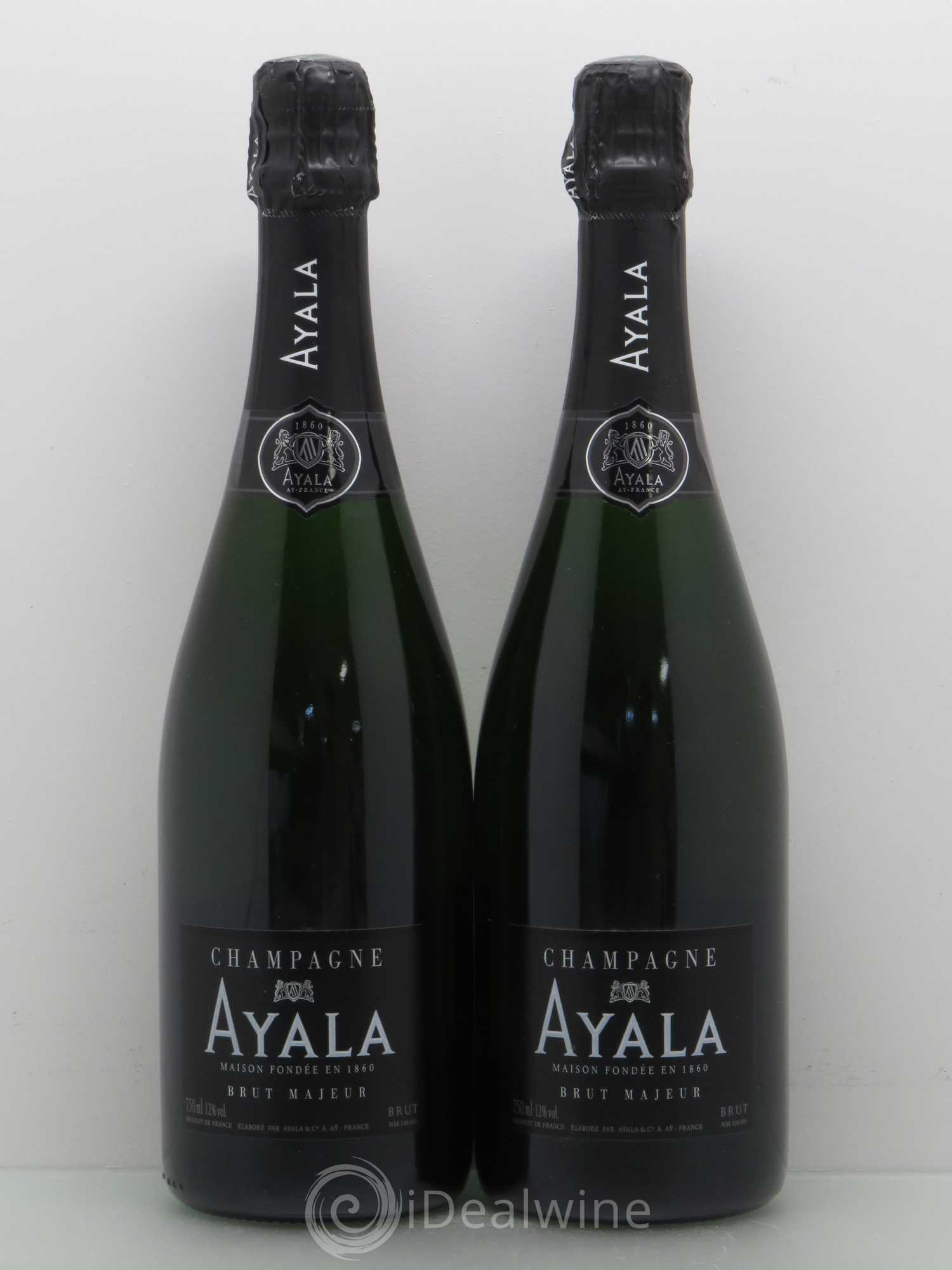 Champagne Ayala Brut Majeur (sans prix de réserve) - Posten von 2 Flaschen - 0