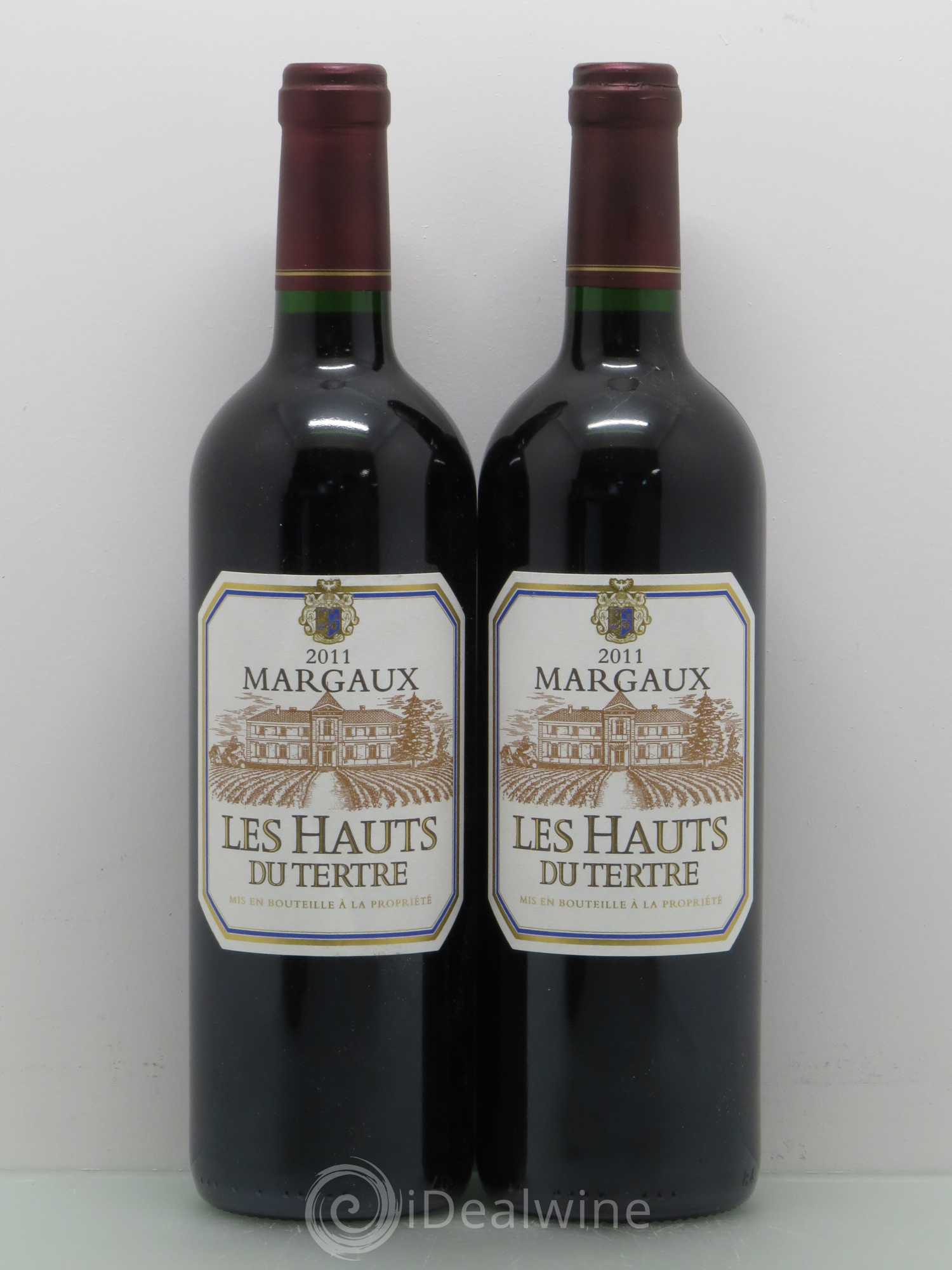 Les Hauts du Tertre (sans prix de réserve) 2011 - Lot de 4 bouteilles - 1