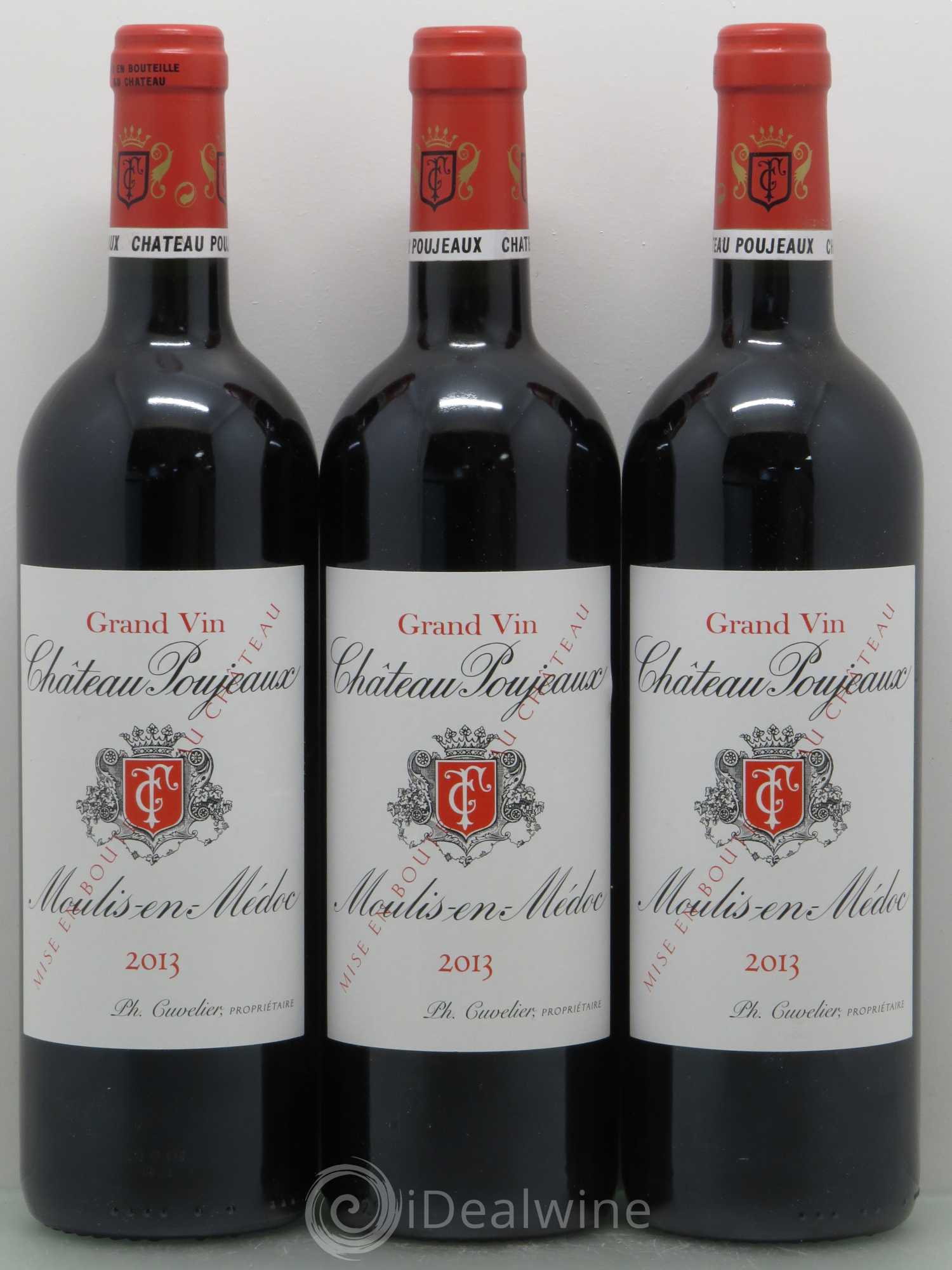 Château Poujeaux (sans prix de réserve) 2013 - Lot de 6 bouteilles - 2