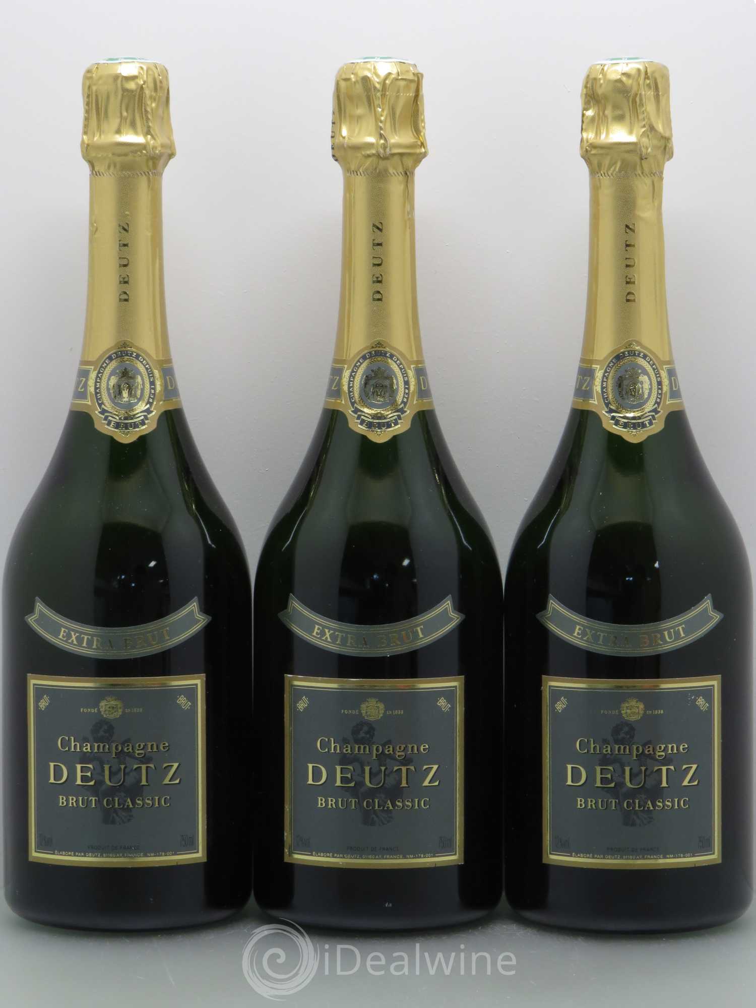 Brut Classic Deutz Extra Brut - Lot de 3 bouteilles - 0