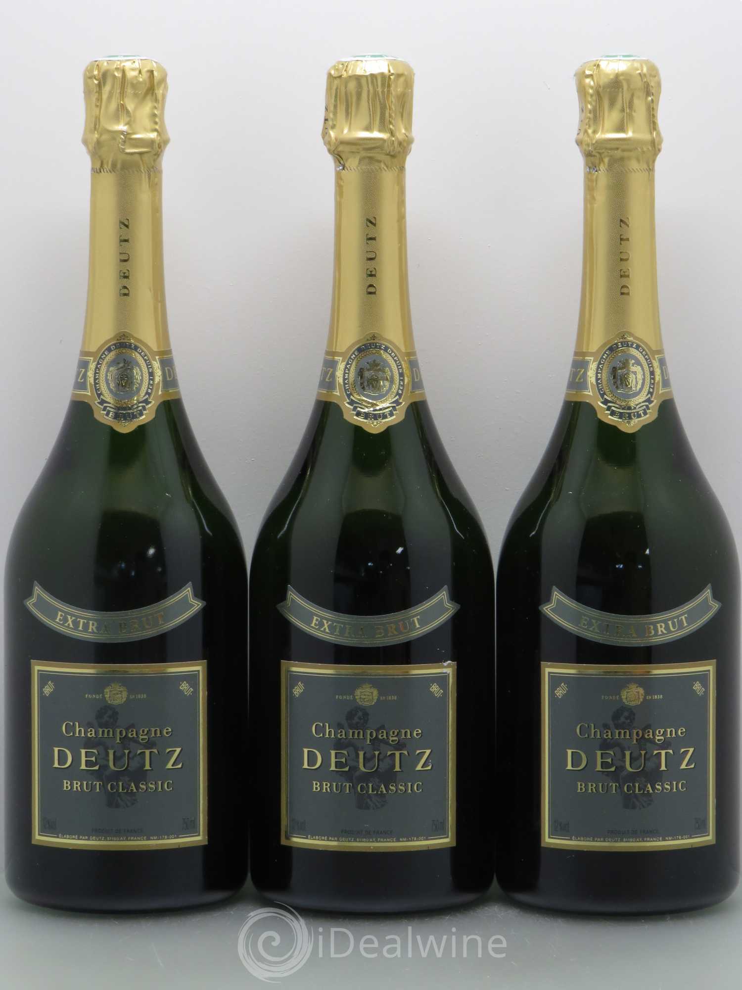 Brut Classic Deutz Extra Brut - Lot de 3 bouteilles - 0