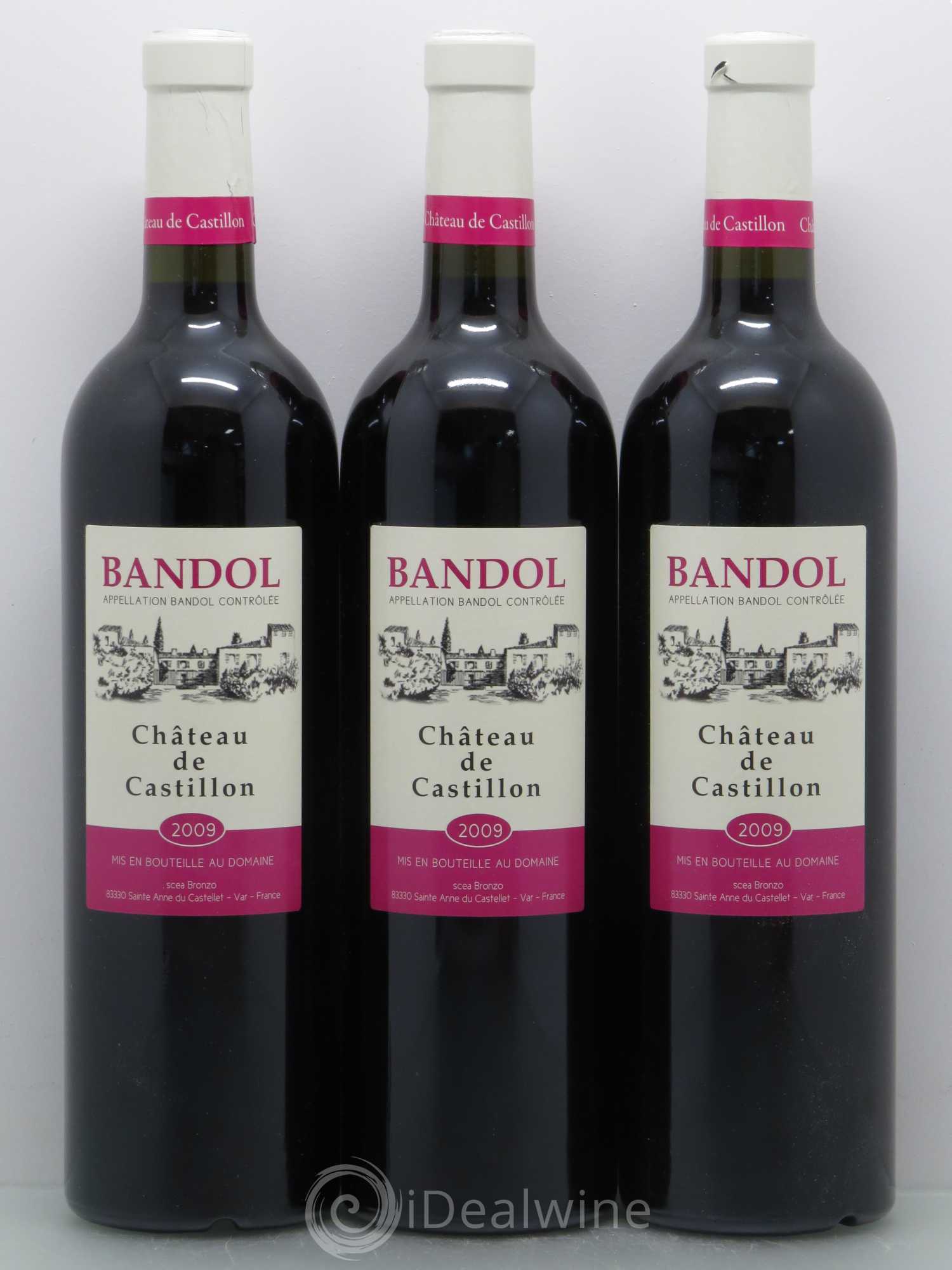 Bandol Château de Castillon (sans prix de réserve) 2009 - Posten von 6 Flaschen - 2