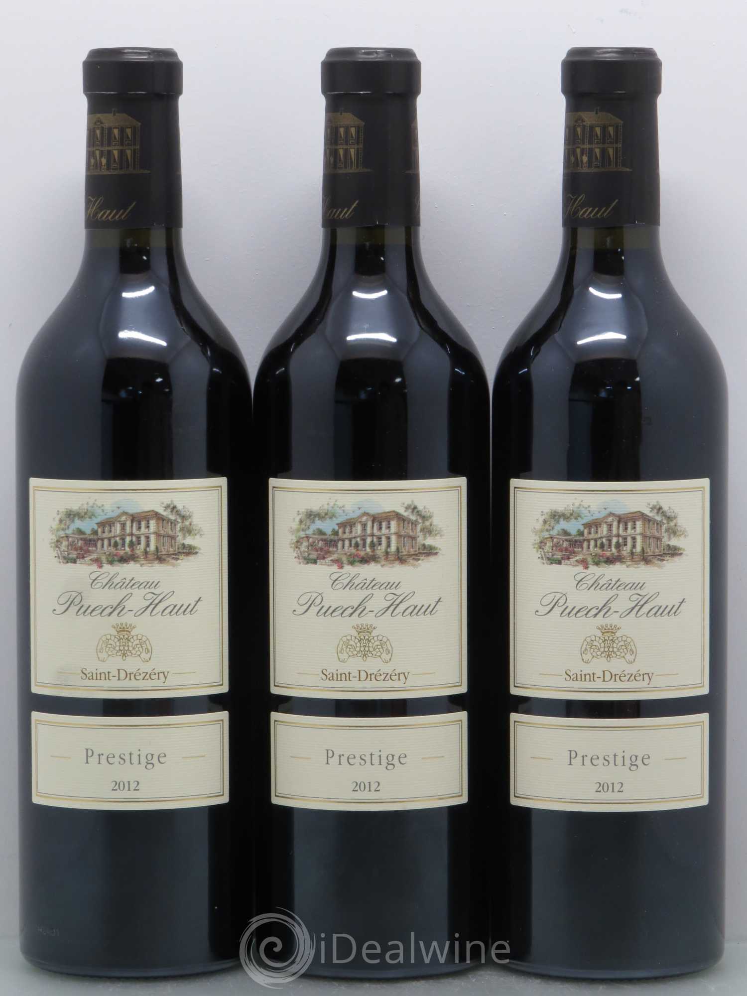 Coteaux du Languedoc Château Puech-Haut Prestige Gérard Bru (sans prix de réserve) 2012 - Lot de 3 bouteilles - 0