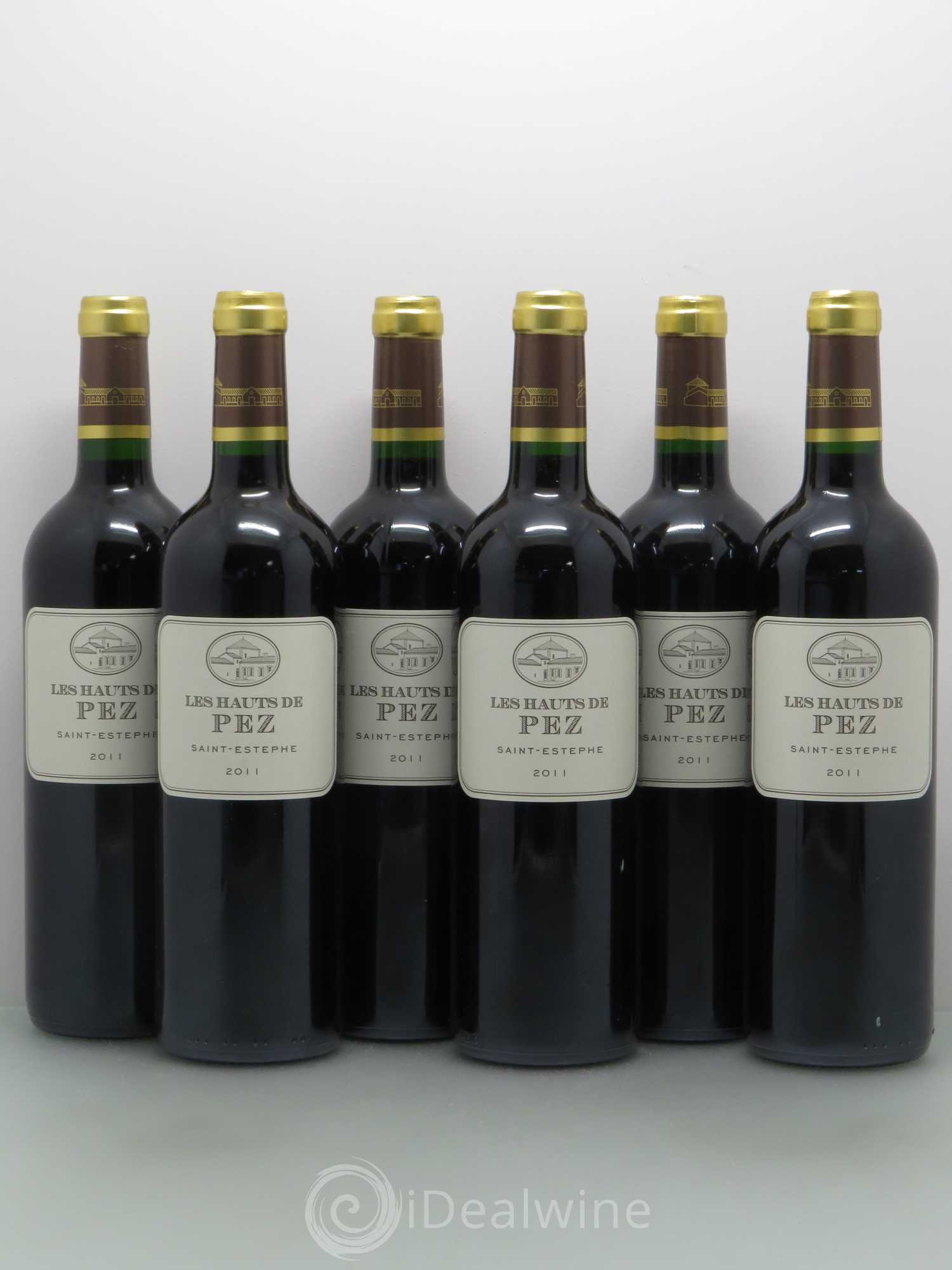 Saint-Estèphe Les Hauts de Pez 2011 - Posten von 6 Flaschen - 0