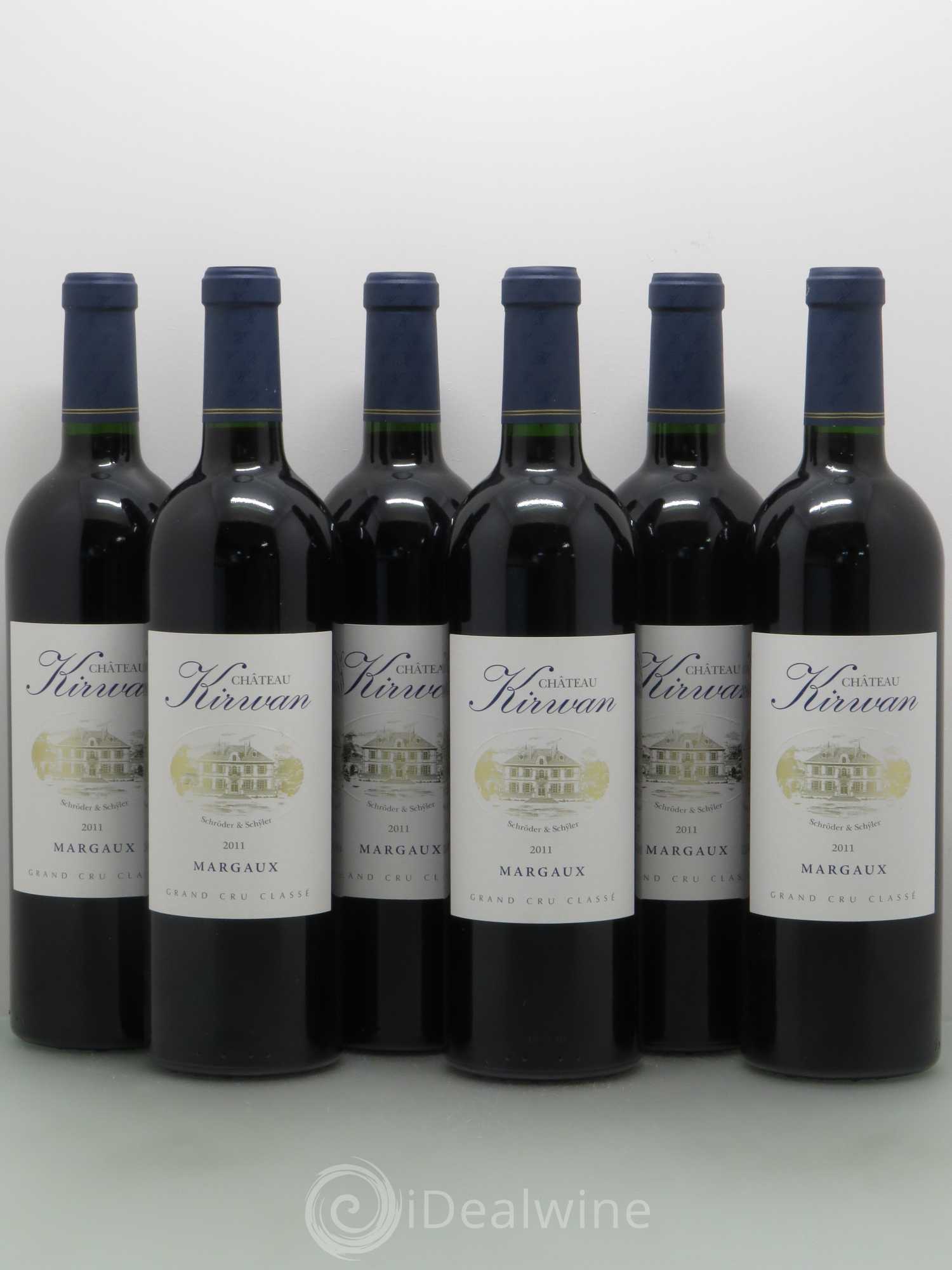 Château Kirwan 3ème Grand Cru Classé 2011 - Lot de 6 bouteilles - 0