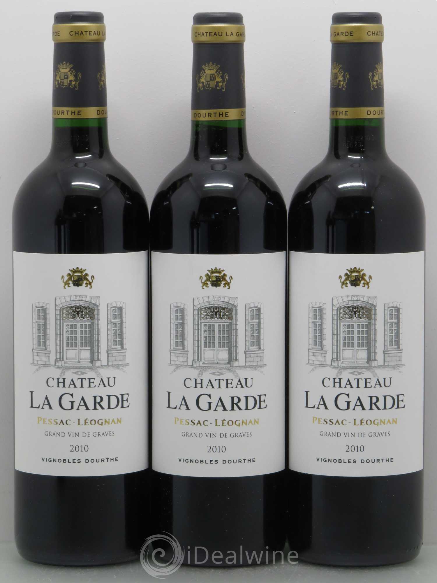 Château la Garde 2010 - Lot de 5 bouteilles - 1