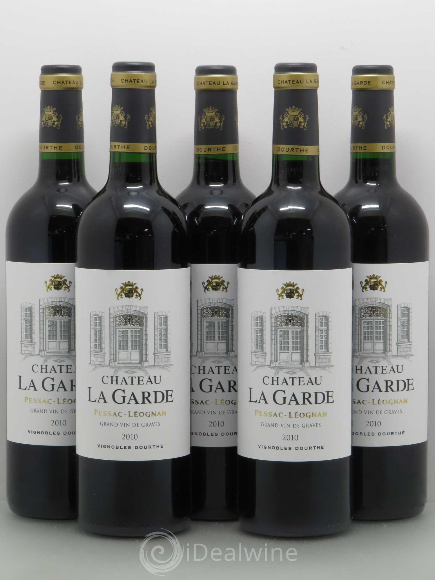 Château la Garde 2010 - Lot de 5 bouteilles - 0