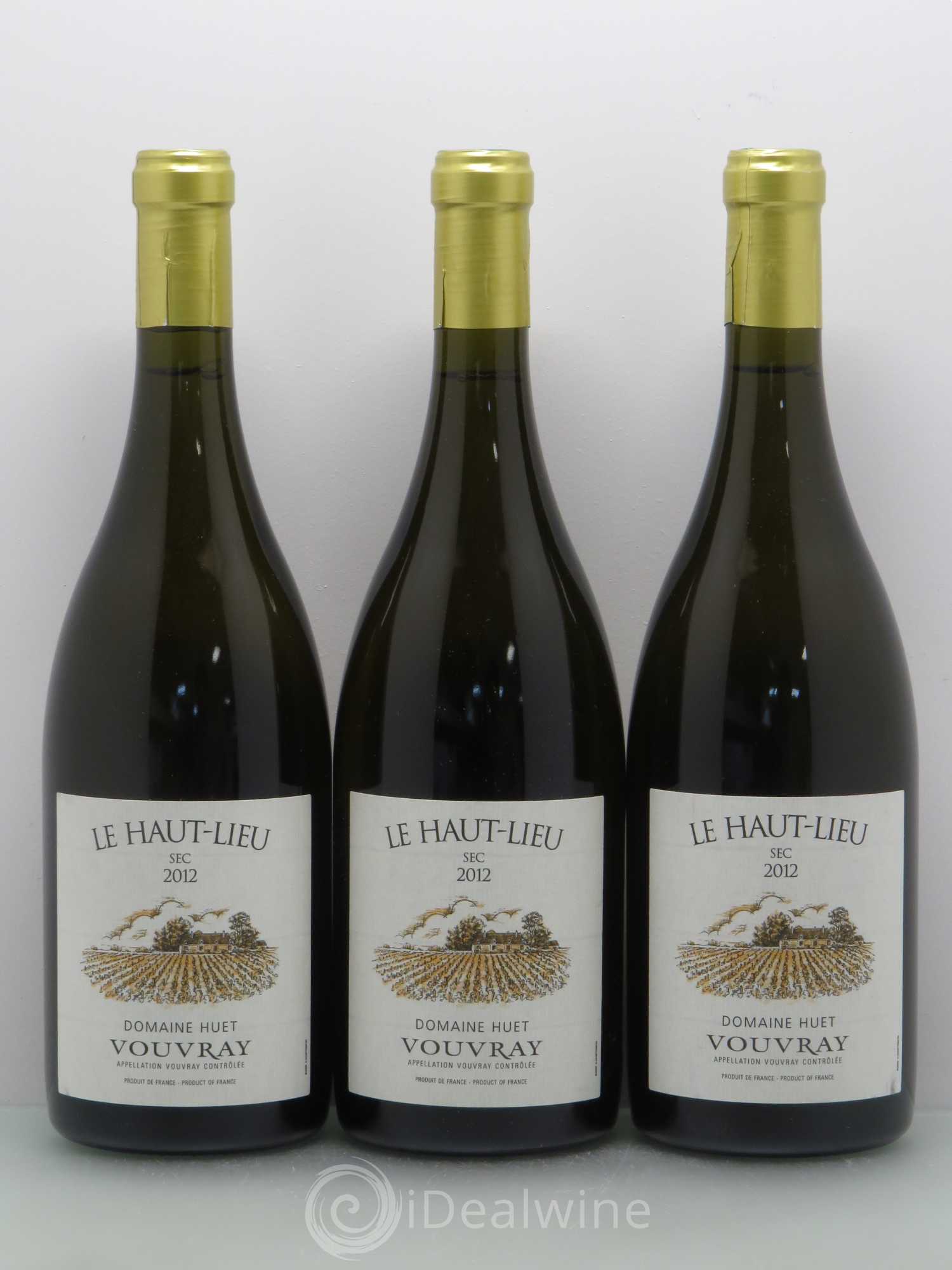 Vouvray Le Haut-Lieu Sec Domaine Huet 2012 - Lot de 3 bouteilles - 0