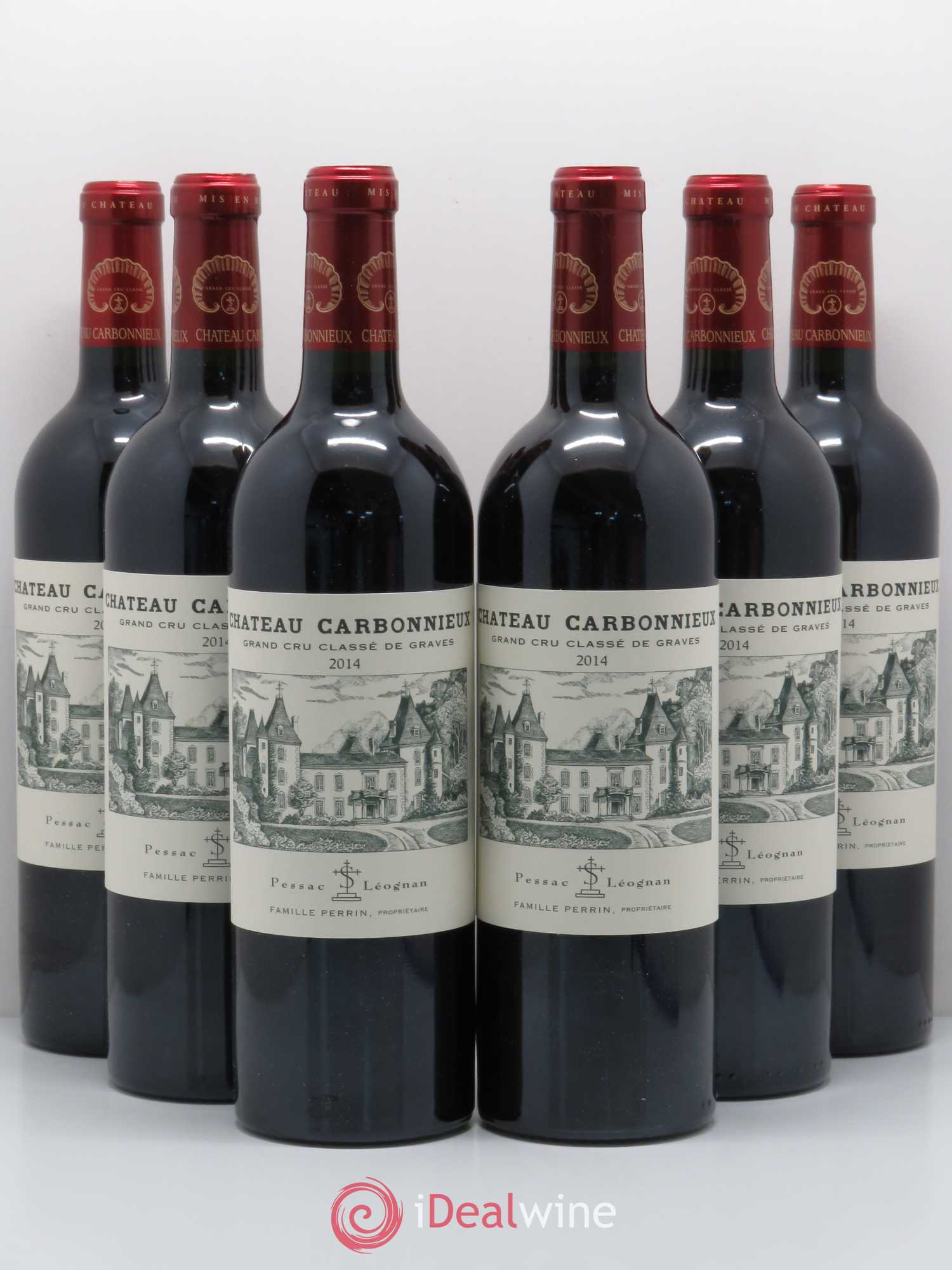 Château Carbonnieux Cru Classé de Graves 2014 - Lot de 6 bouteilles - 0