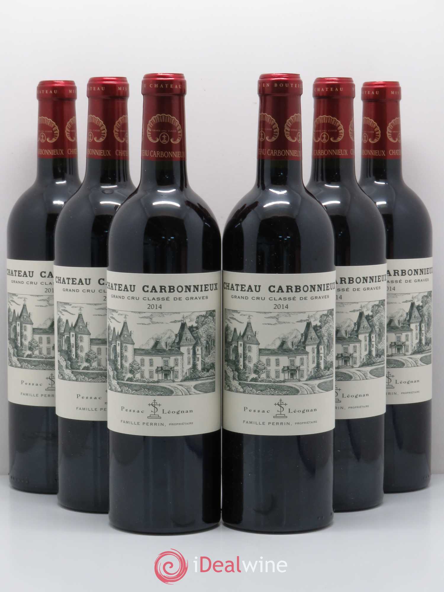 Château Carbonnieux Cru Classé de Graves 2014 - Lot de 6 bouteilles - 0