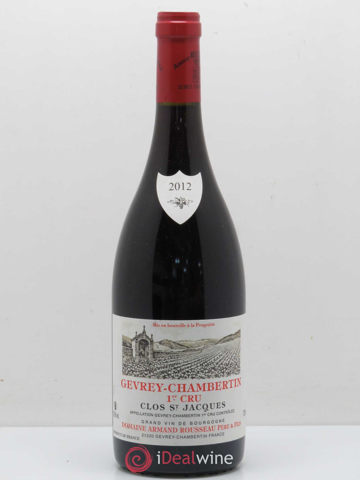 Gevrey-Chambertin 1er Cru Clos Saint-Jacques Armand Rousseau (Domaine) 2012 - Lot de 1 bouteille - 0