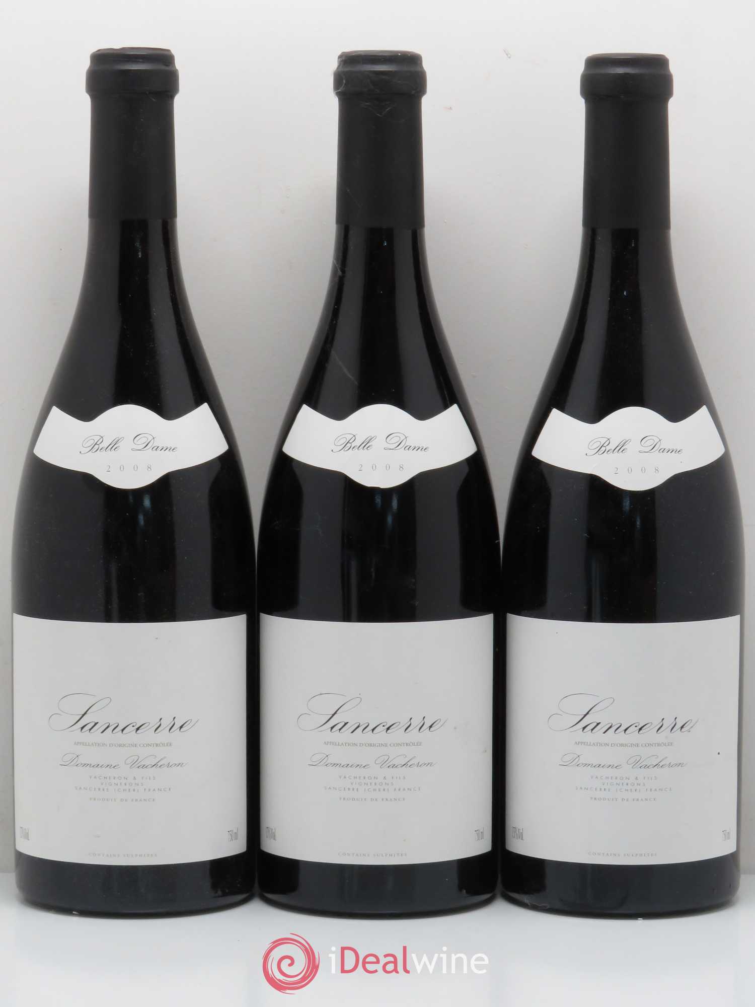 Sancerre Belle-Dame Domaine Vacheron et Fils 2008 - Lot de 3 bouteilles - 0