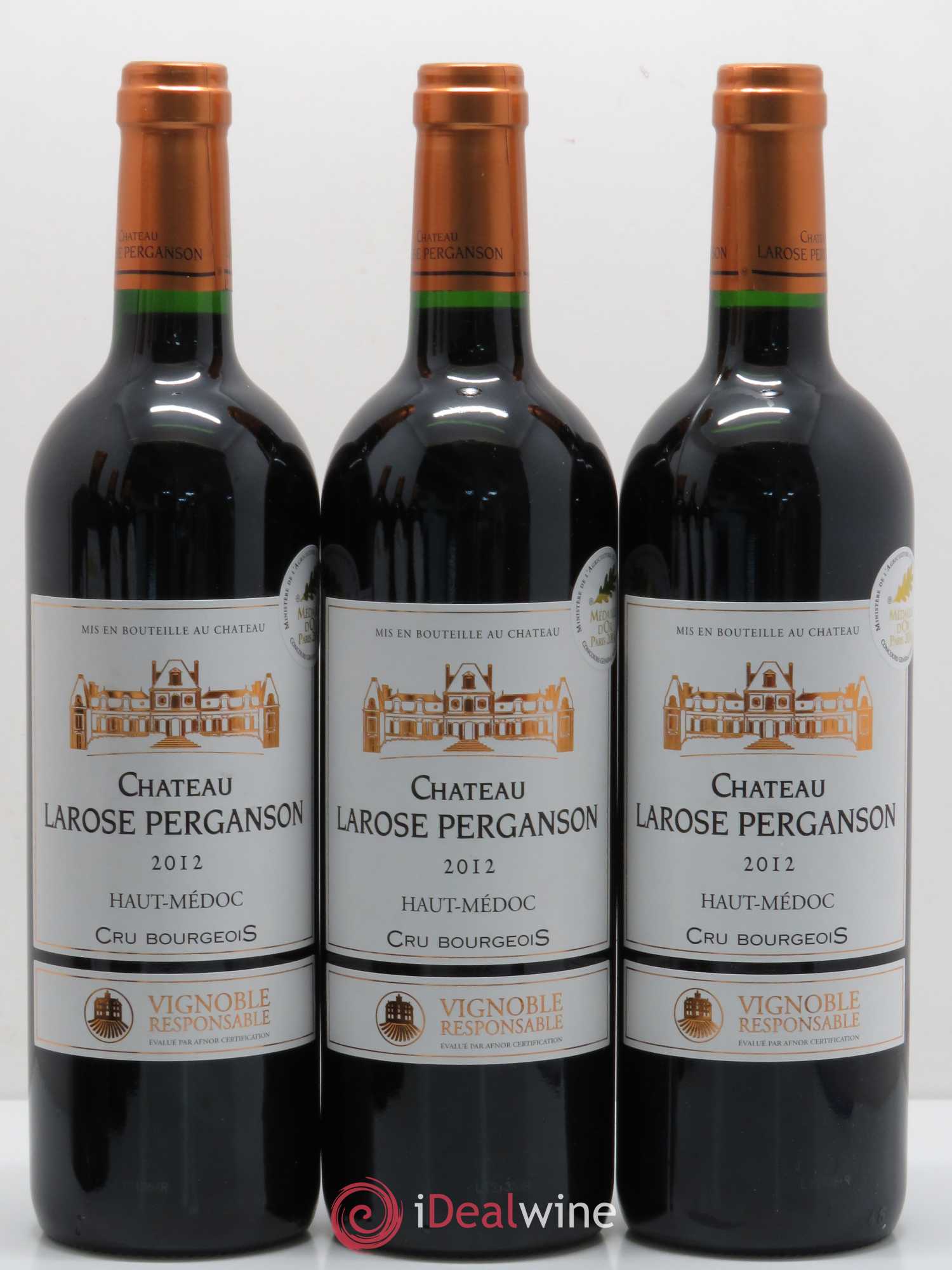 Haut Médoc Château Larose Perganson 2012 - Lot of 6 bottles - 1