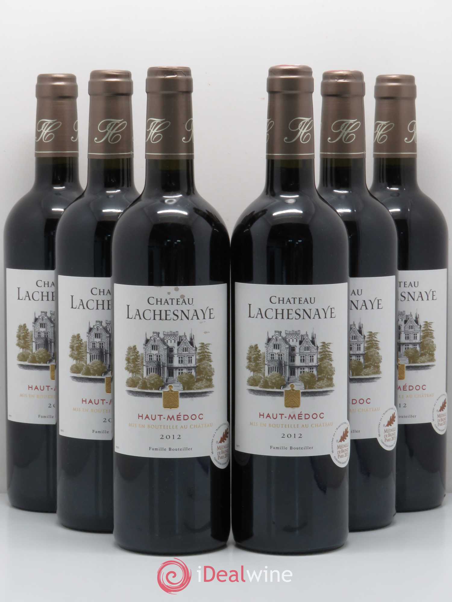 Château Lachesnaye Cru Bourgeois (sans prix de réserve) 2012 - Lot de 6 bouteilles - 0