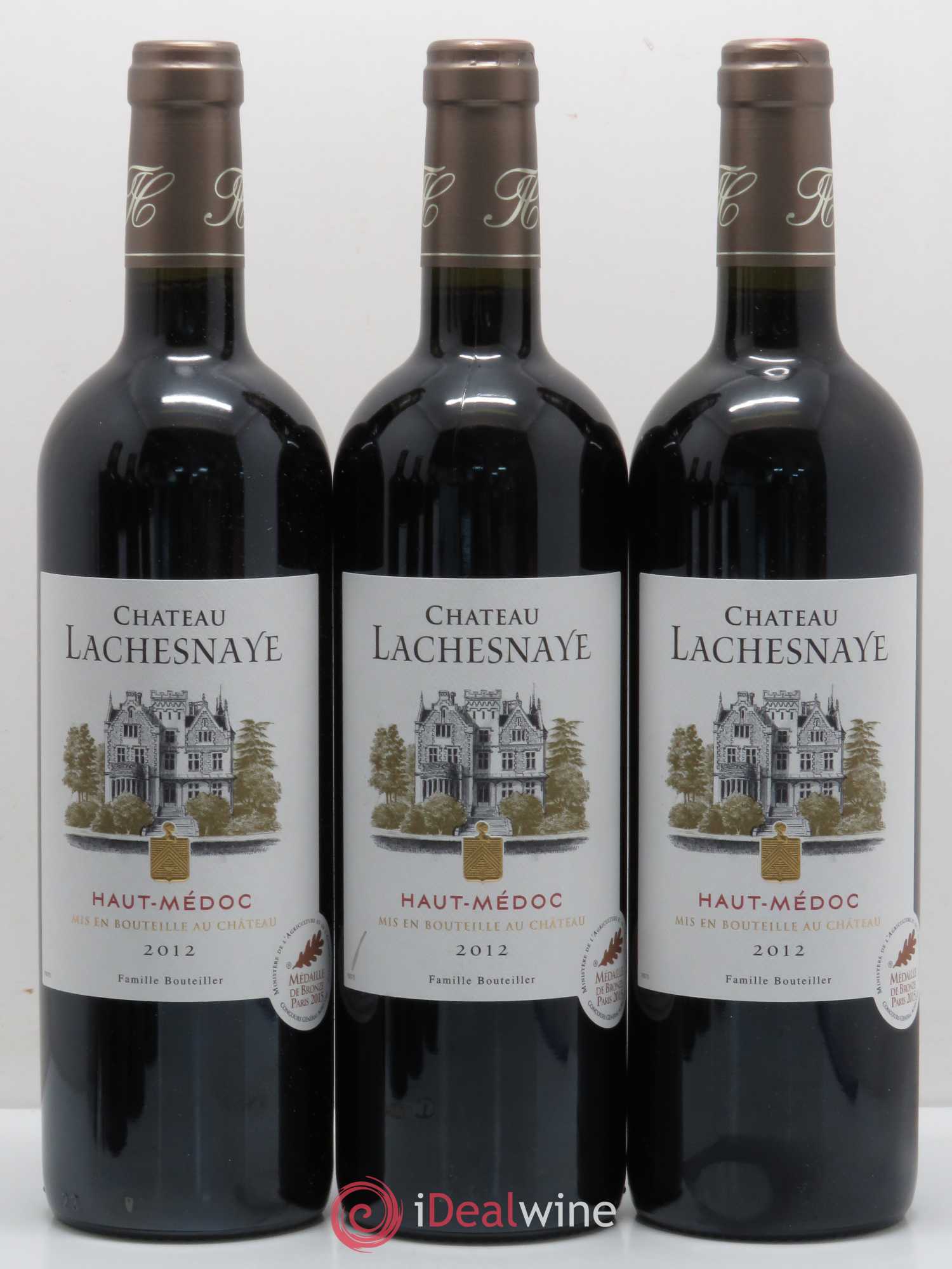 Château Lachesnaye Cru Bourgeois (sans prix de réserve) 2012 - Lot de 6 bouteilles - 1