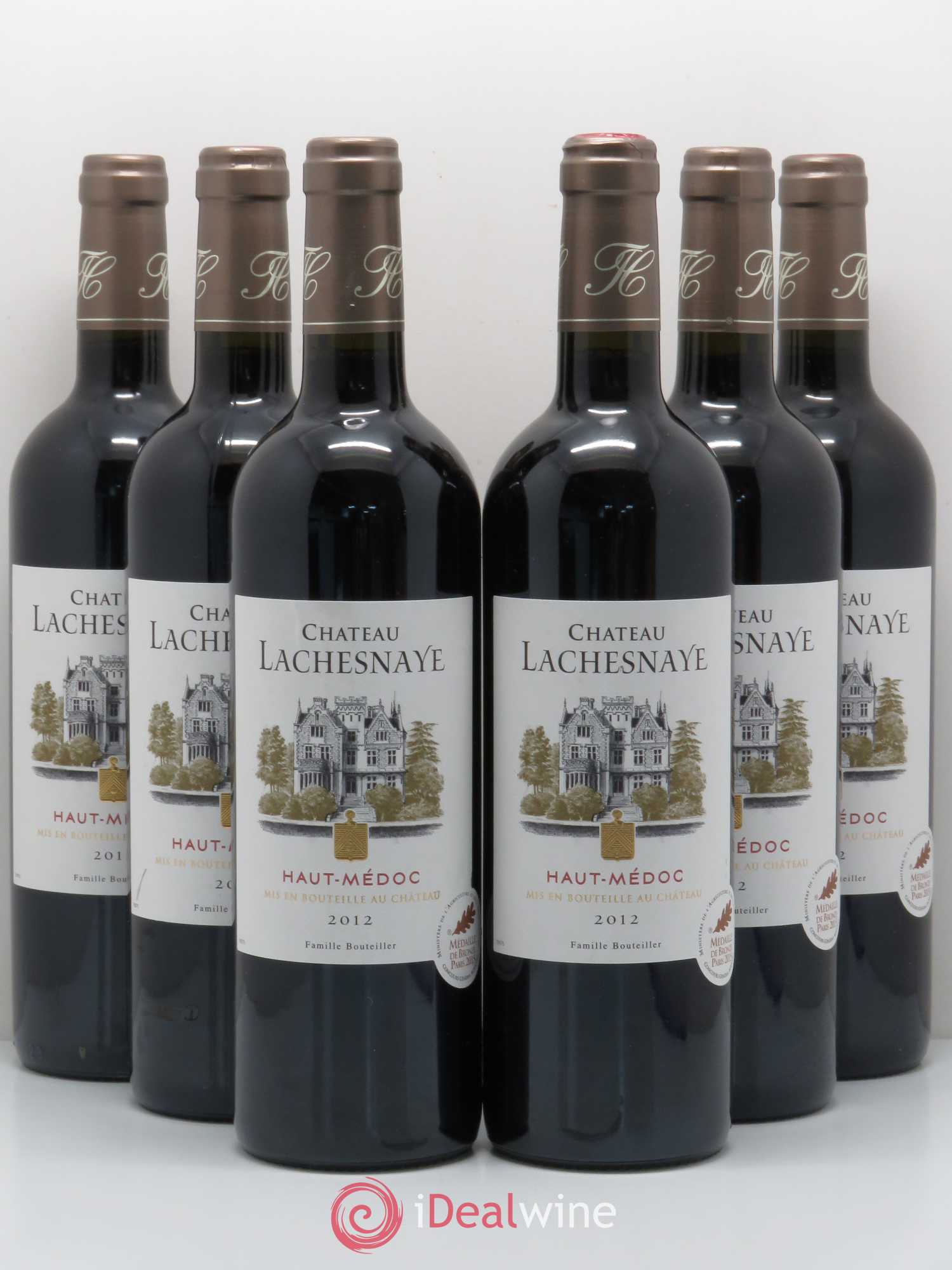 Château Lachesnaye Cru Bourgeois (sans prix de réserve) 2012 - Lot de 6 bouteilles - 0