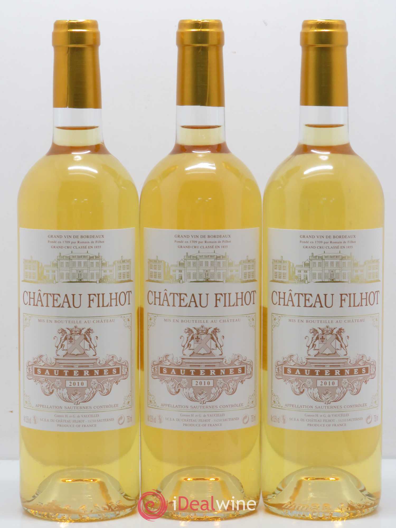 Château Filhot 2ème Grand Cru Classé 2010 - Lotto di 6 bottiglie - 2