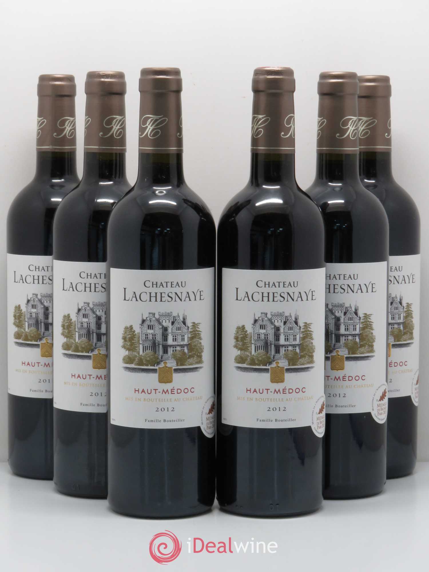 Château Lachesnaye Cru Bourgeois (sans prix de réserve) 2012 - Lot de 6 bouteilles - 0