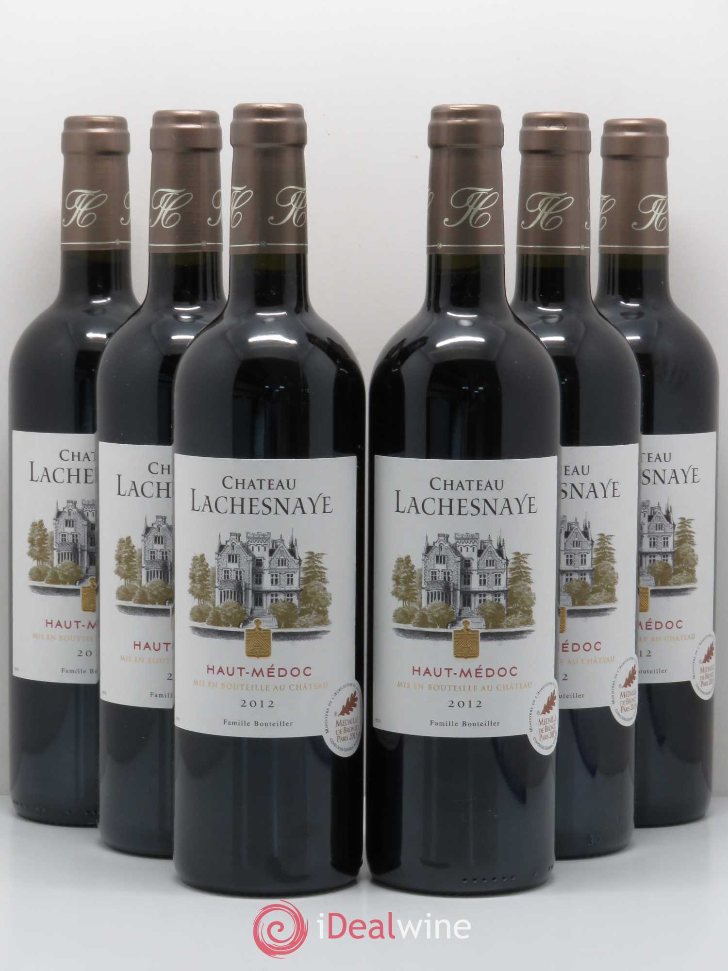 Château Lachesnaye Cru Bourgeois (sans prix de réserve) 2012 - Lot de 6 bouteilles - 0